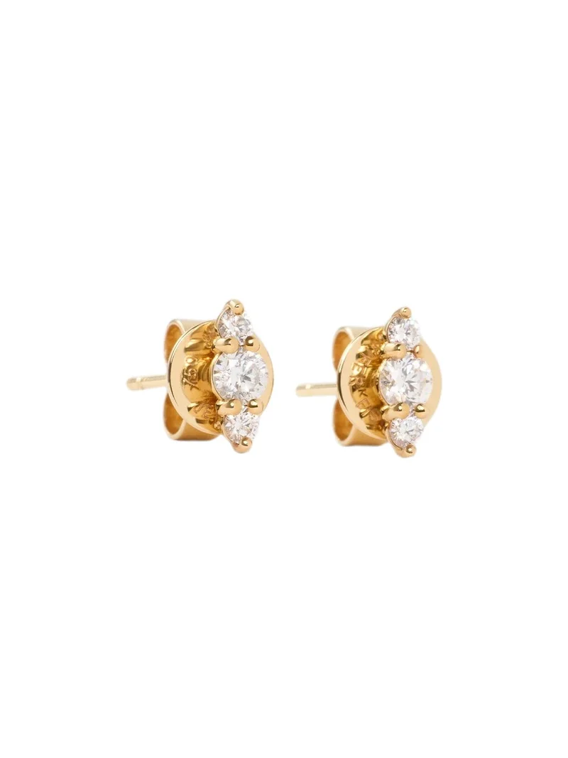 Jennifer Fisher Floating Three Diamond Stud Earring Jennifer Fisher Floating Three Diamond Stud Earring