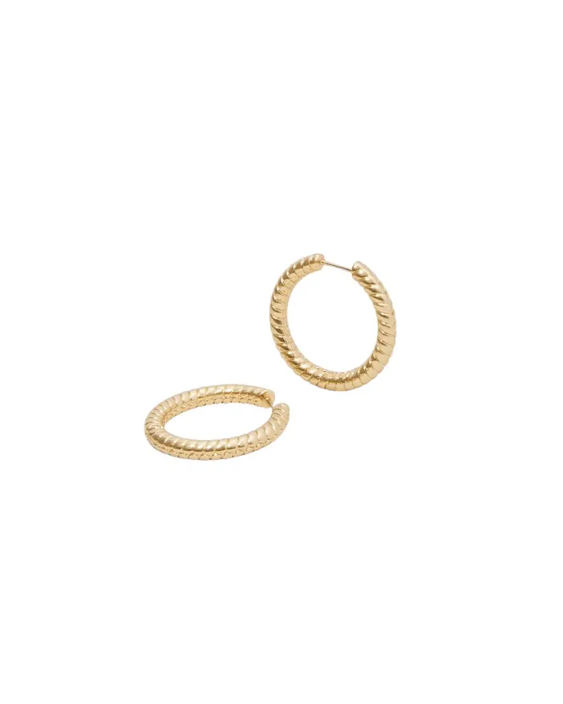 Jennifer Fisher Madison Avenue Huggies Gold Jennifer Fisher Madison Avenue Huggies Gold