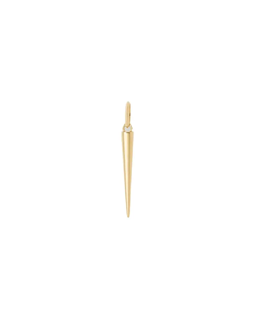 Jennifer Fisher Jennifer Fisher Skinny Cone Charm in Yellow Gold