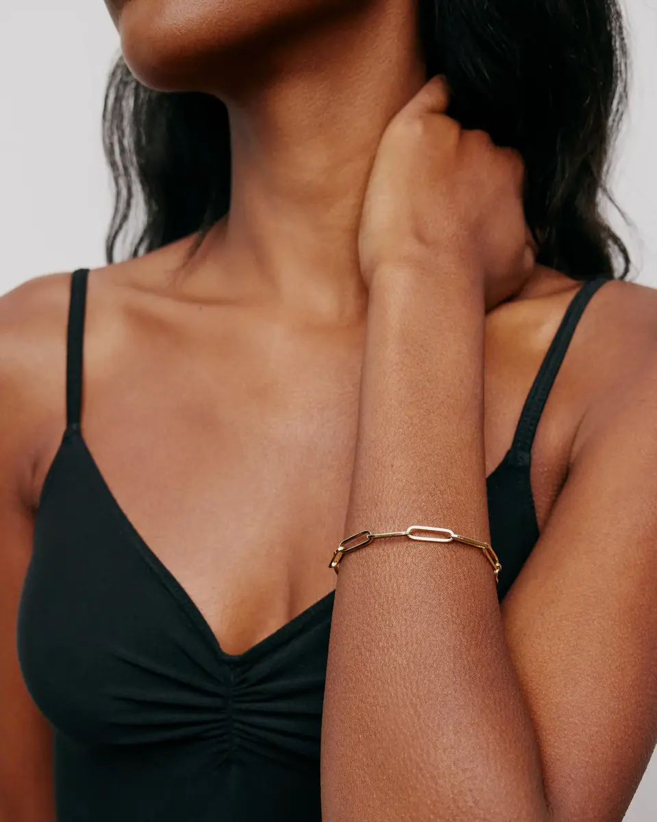 Jennifer Fisher Large Long Link Charm Bracelet in