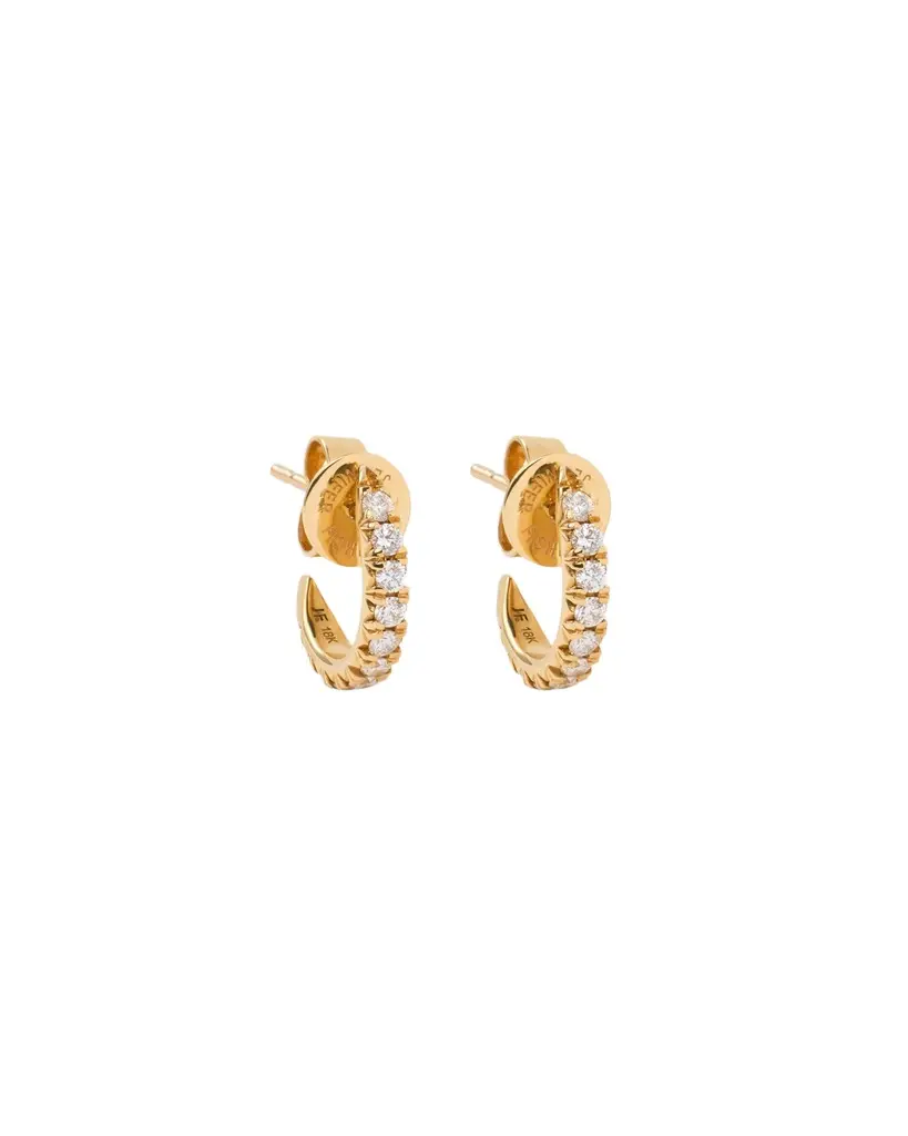 Jennifer Fisher Jennifer Fisher Pavé Diamond Pin Huggie in