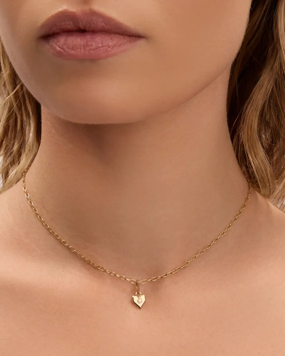 Jennifer Fisher Jennifer Fisher Mini Heart Charm | Thumbnail 2 Jennifer Fisher Jennifer Fisher Mini Heart Charm | Thumbnail 2