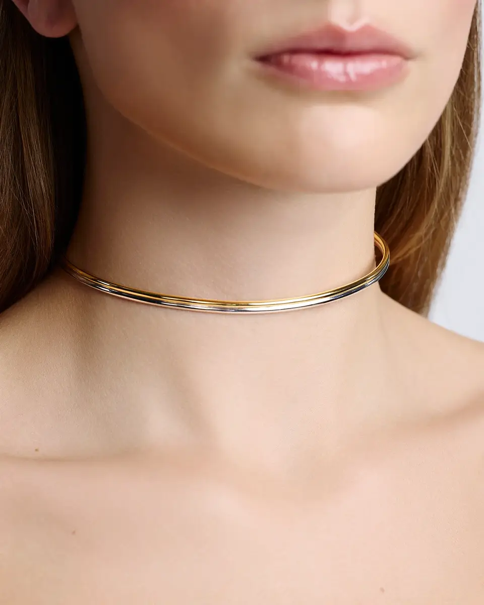 Jennifer Fisher Jennifer Fisher Two Tone Thread Choker | Thumbnail 2 Jennifer Fisher Jennifer Fisher Two Tone Thread Choker | Thumbnail 2