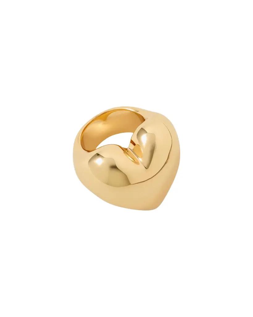 Jennifer Fisher Puffy Heart Ring Gold / 5 Jennifer Fisher Puffy Heart Ring Gold / 5