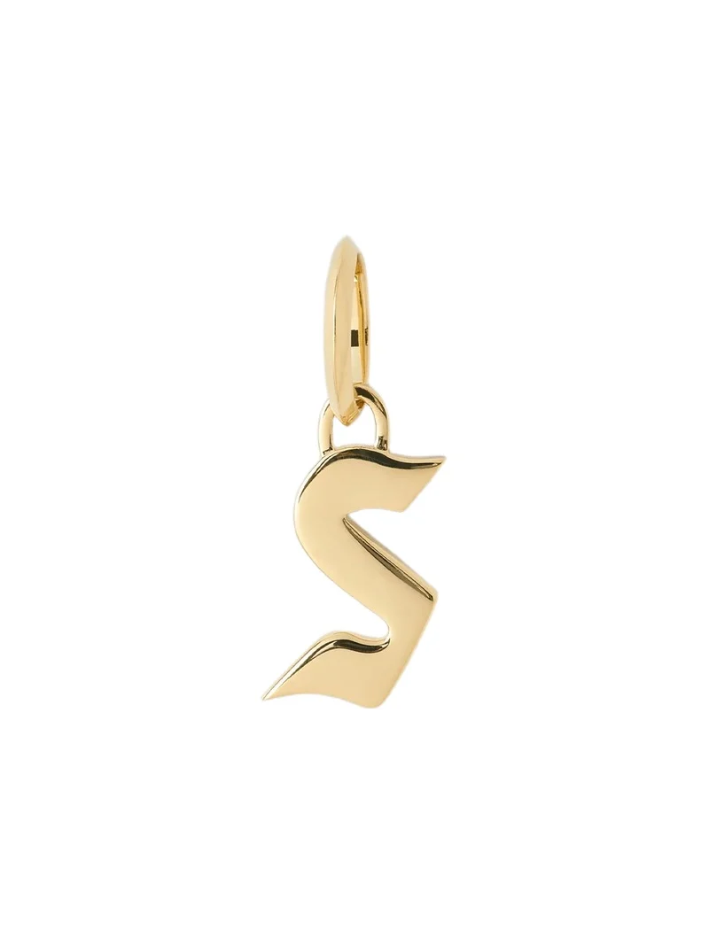 Jennifer Fisher Jennifer Fisher Lower Case Gothic Letter Charm in 14K Yellow Gold S
