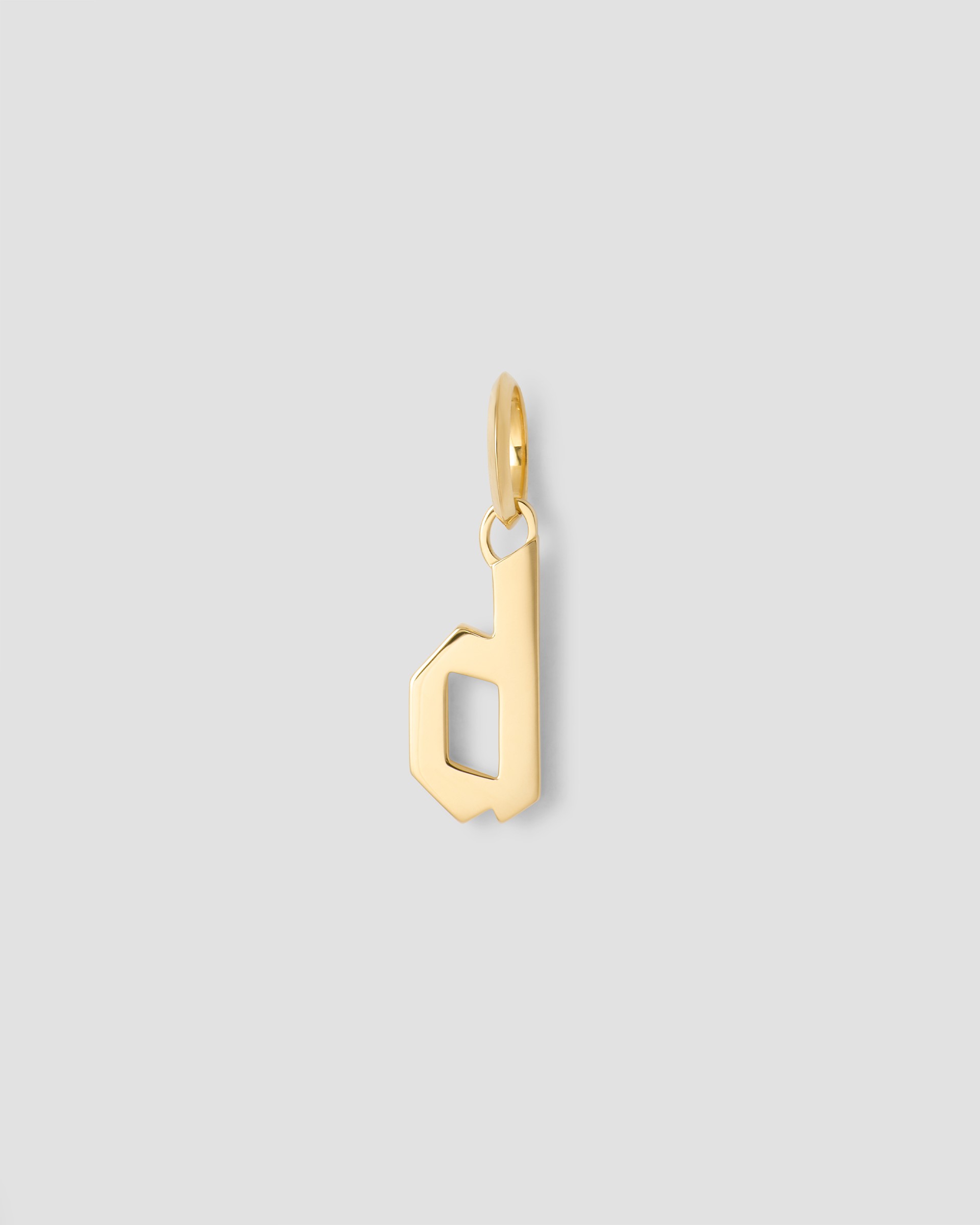 Jennifer Fisher Jennifer Fisher Lower Case Gothic Letter Charm in 14K Yellow Gold D