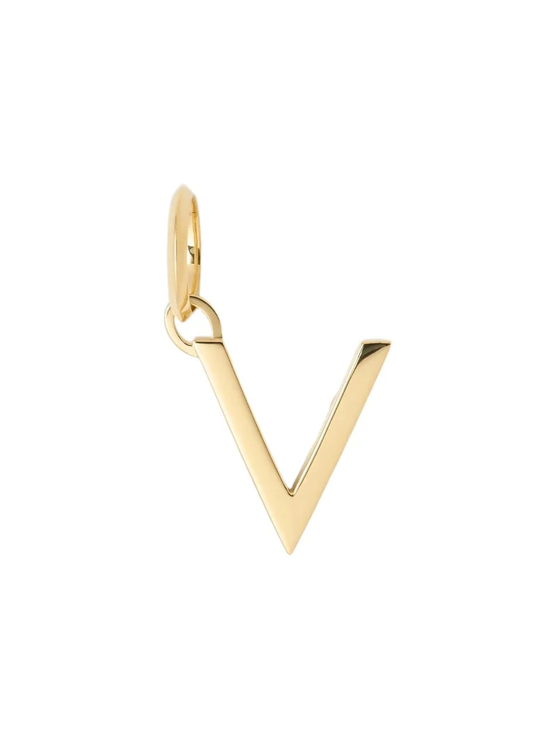 Jennifer Fisher Jennifer Fisher Minimal Block Letter Charm in 14K Yellow Gold V