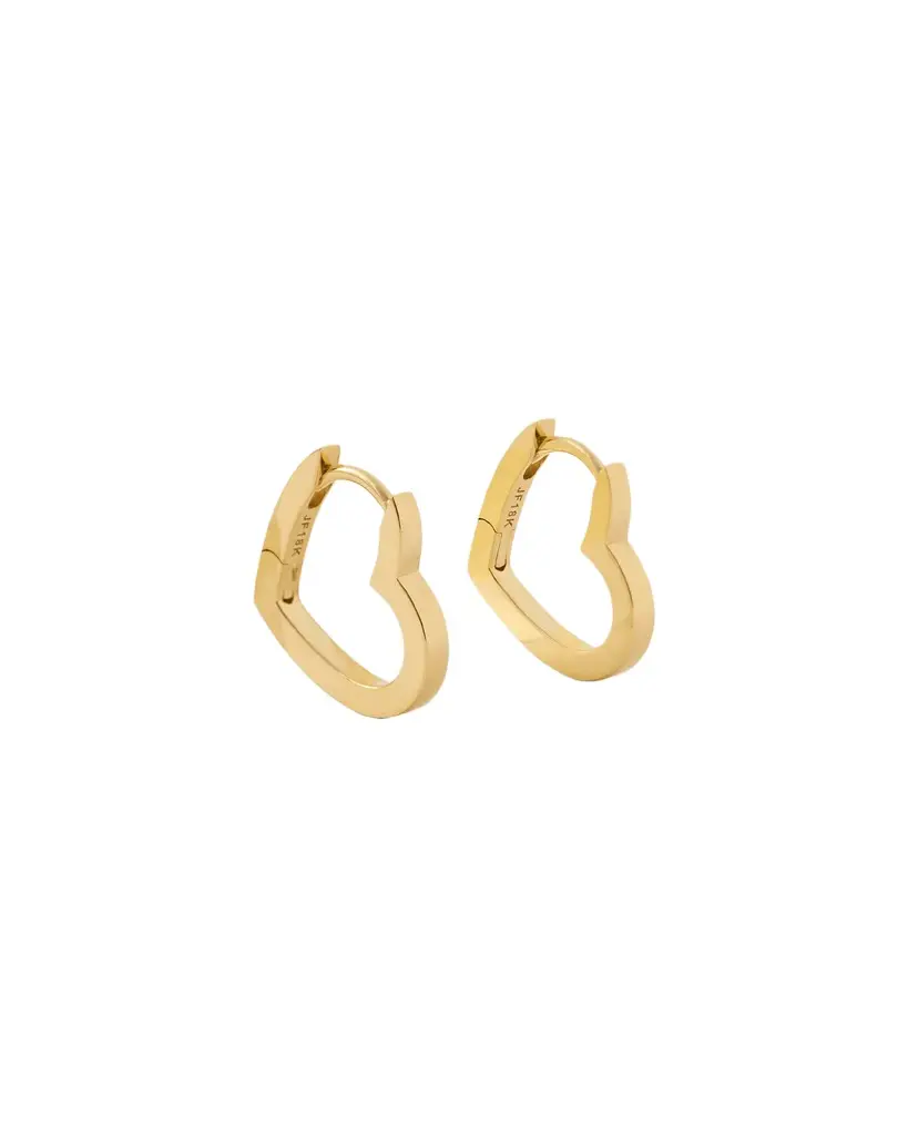 Jennifer Fisher Jennifer Fisher 18k Small Heart Huggie 18K