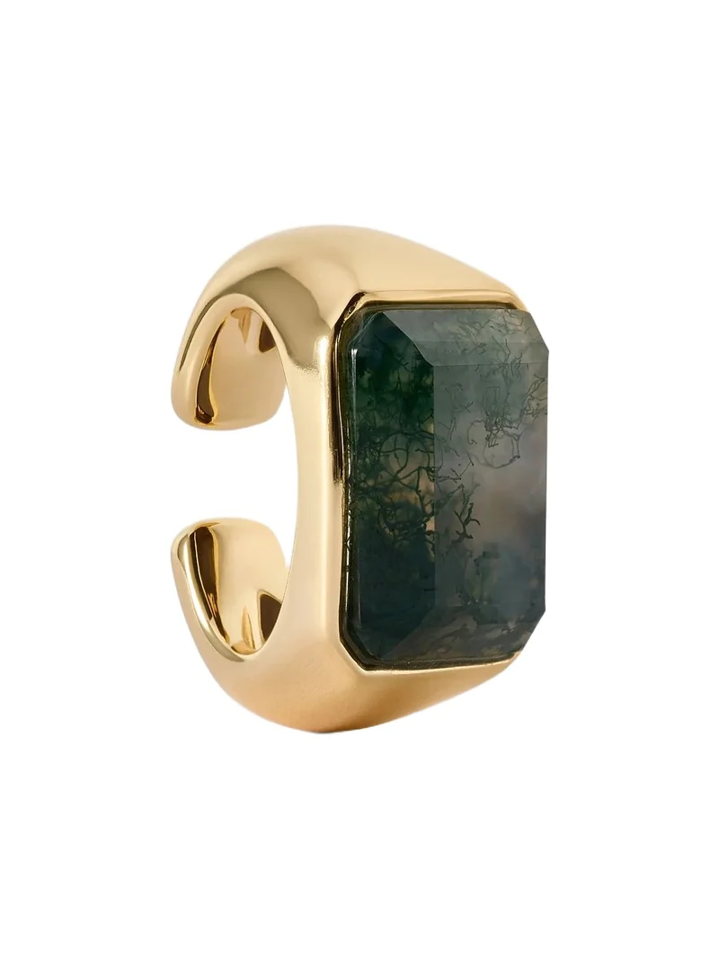 Semi-Precious Emerald Ear Cuff Green Moss Semi-Precious Emerald Ear Cuff Green Moss