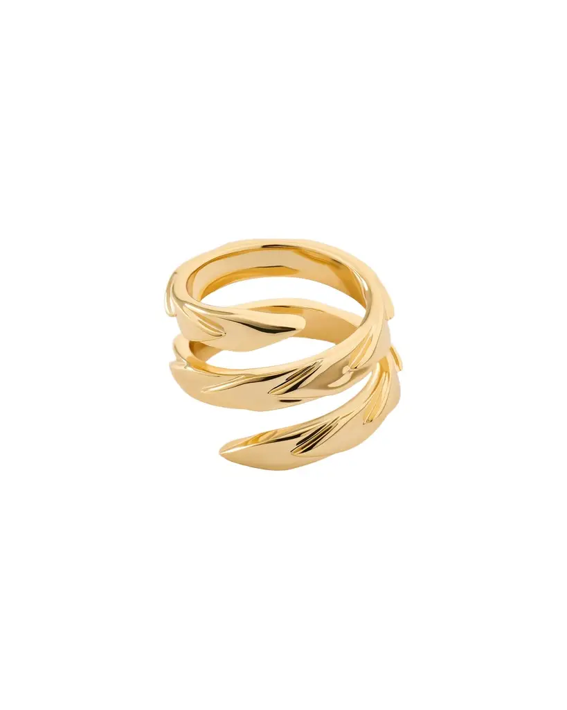 Jennifer Fisher Jennifer Fisher Feather Ring Gold / 8