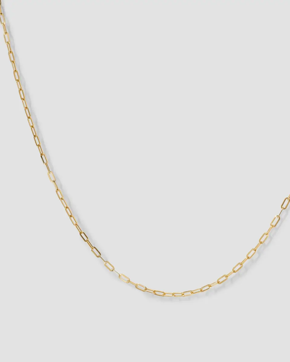 Jennifer Fisher Small Long Link Chain 14K Yellow Gold / 30 Jennifer Fisher Small Long Link Chain 14K Yellow Gold / 30