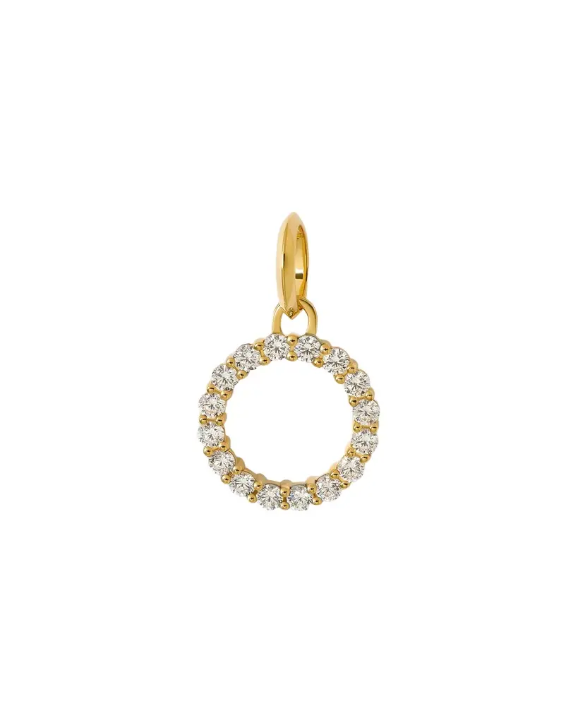 Jennifer Fisher Jennifer Fisher Medium Floating Diamond Minimal Block Letter O