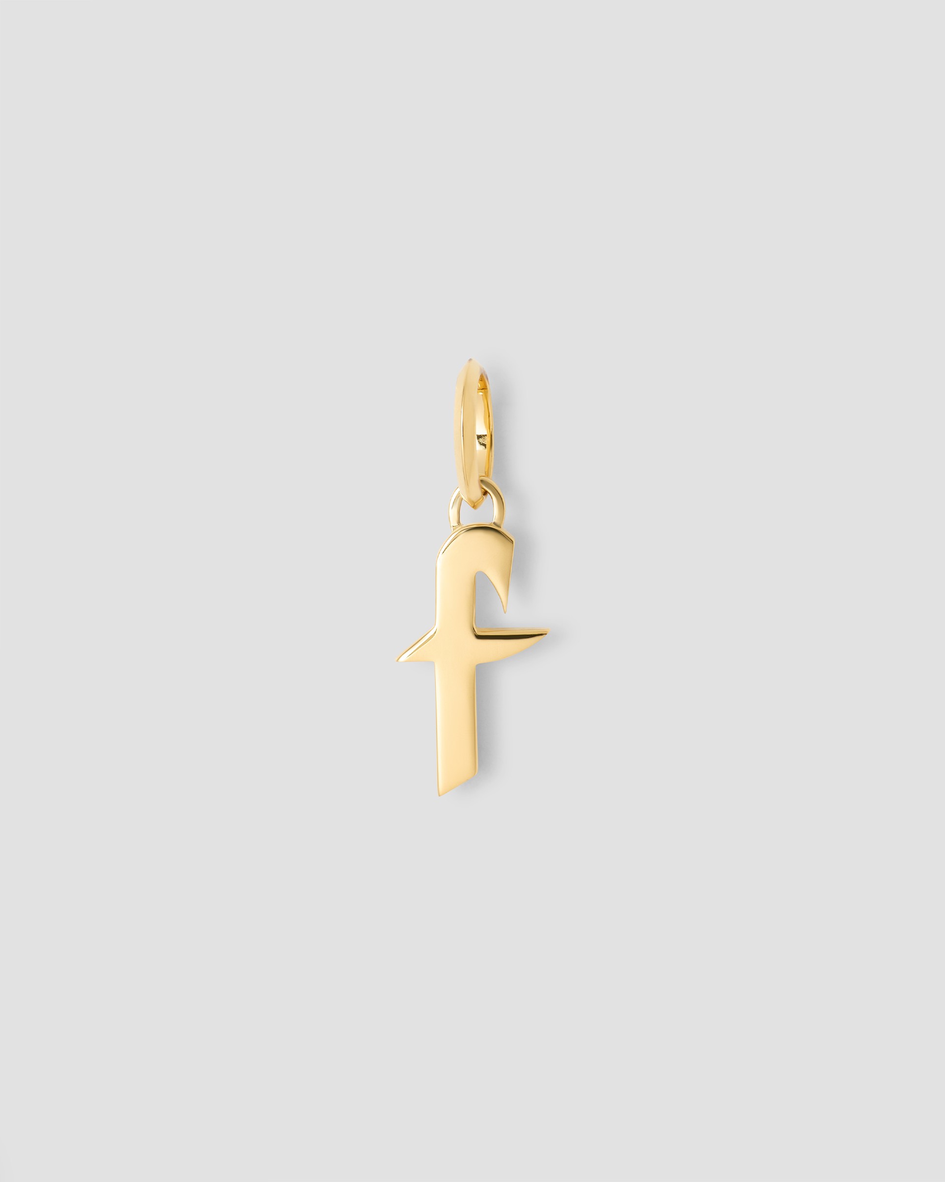 Jennifer Fisher Jennifer Fisher Lower Case Gothic Letter Charm in 14K Yellow Gold F