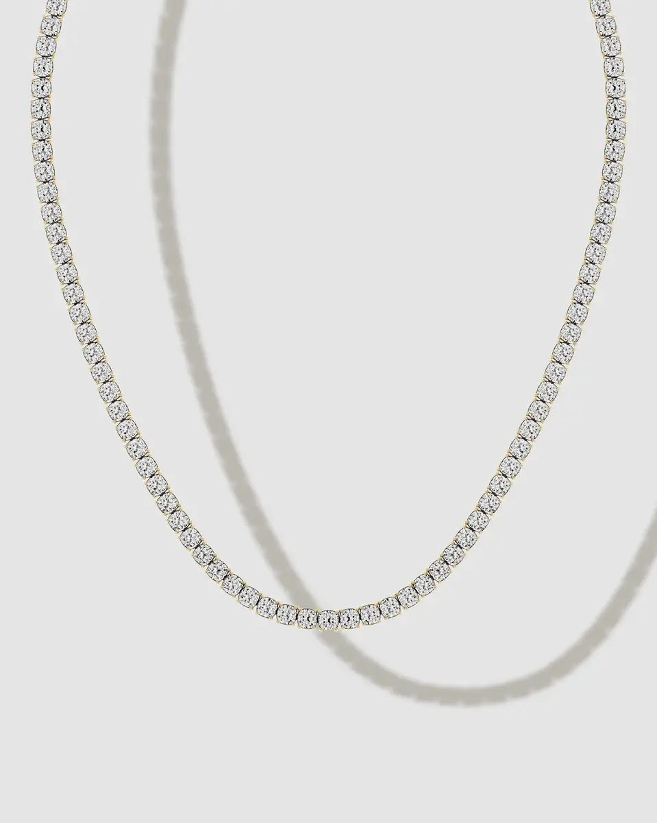 Jennifer Fisher Jennifer Fisher Lab Diamond Cushion Cut Choker 18K Yellow Gold | Thumbnail 2 Jennifer Fisher Jennifer Fisher Lab Diamond Cushion Cut Choker 18K Yellow Gold | Thumbnail 2