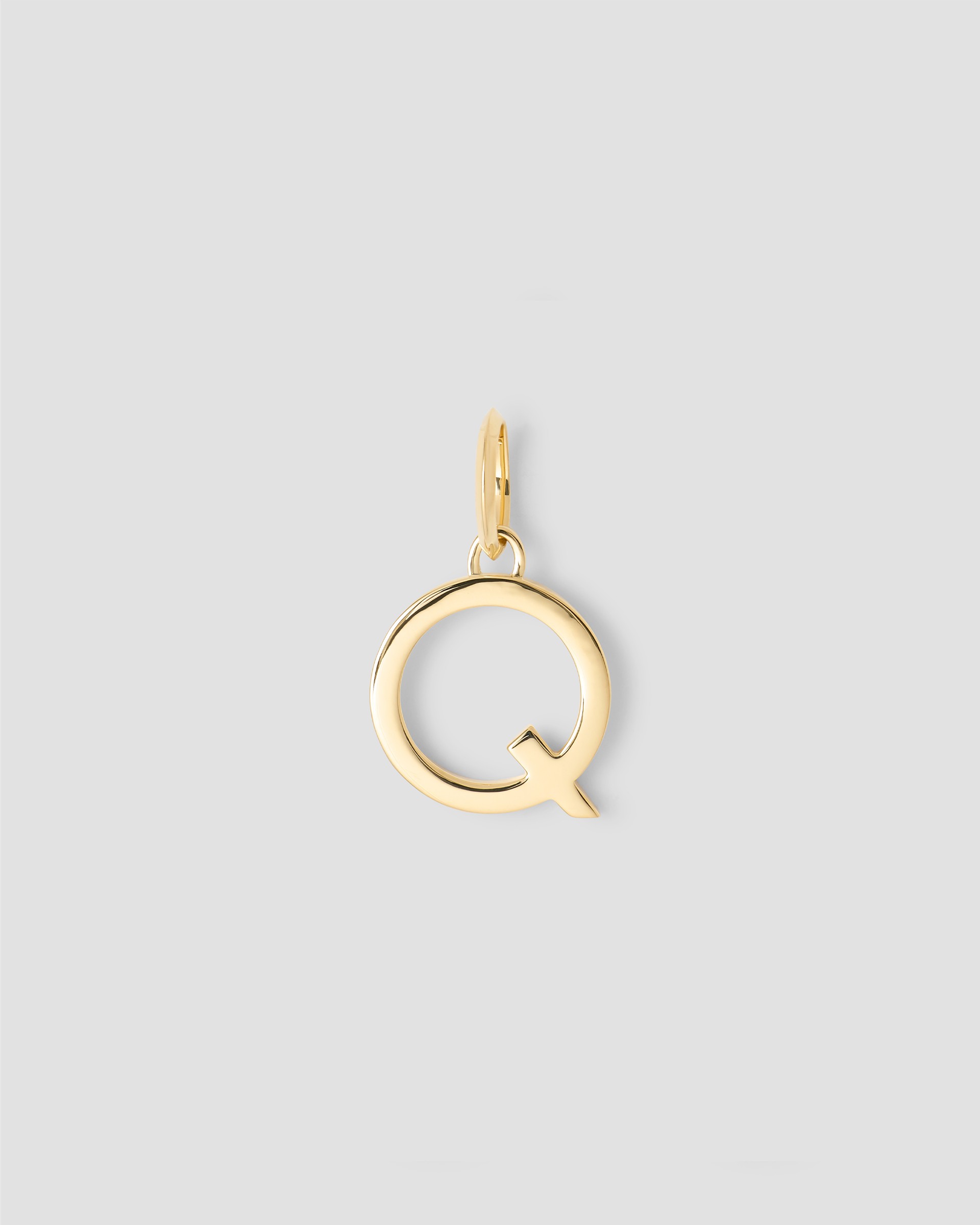 Jennifer Fisher Jennifer Fisher Minimal Block Letter Charm in 14K Yellow Gold Q