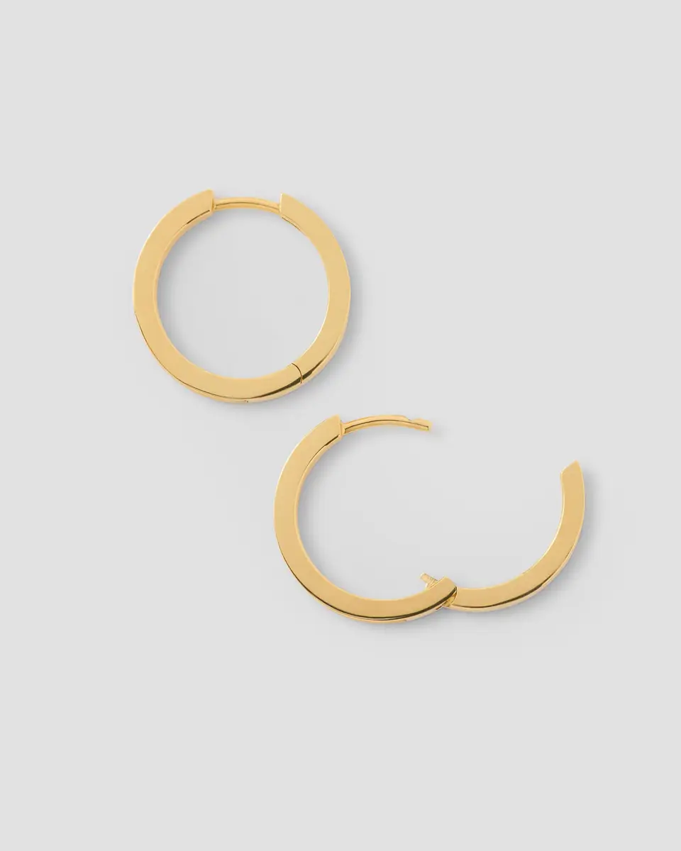 Jennifer Fisher Jennifer Fisher 18k Huggie with Pavé Diamonds 18K Yellow Gold | Thumbnail 2 Jennifer Fisher Jennifer Fisher 18k Huggie with Pavé Diamonds 18K Yellow Gold | Thumbnail 2