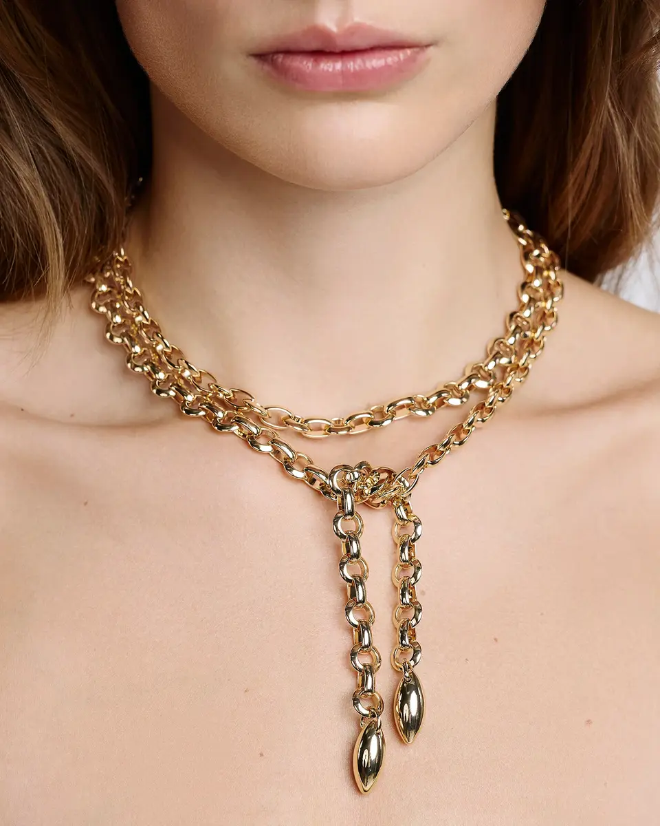 Jennifer Fisher Jennifer Fisher KDH 40 Wrap Necklace | Thumbnail 2 Jennifer Fisher Jennifer Fisher KDH 40 Wrap Necklace | Thumbnail 2