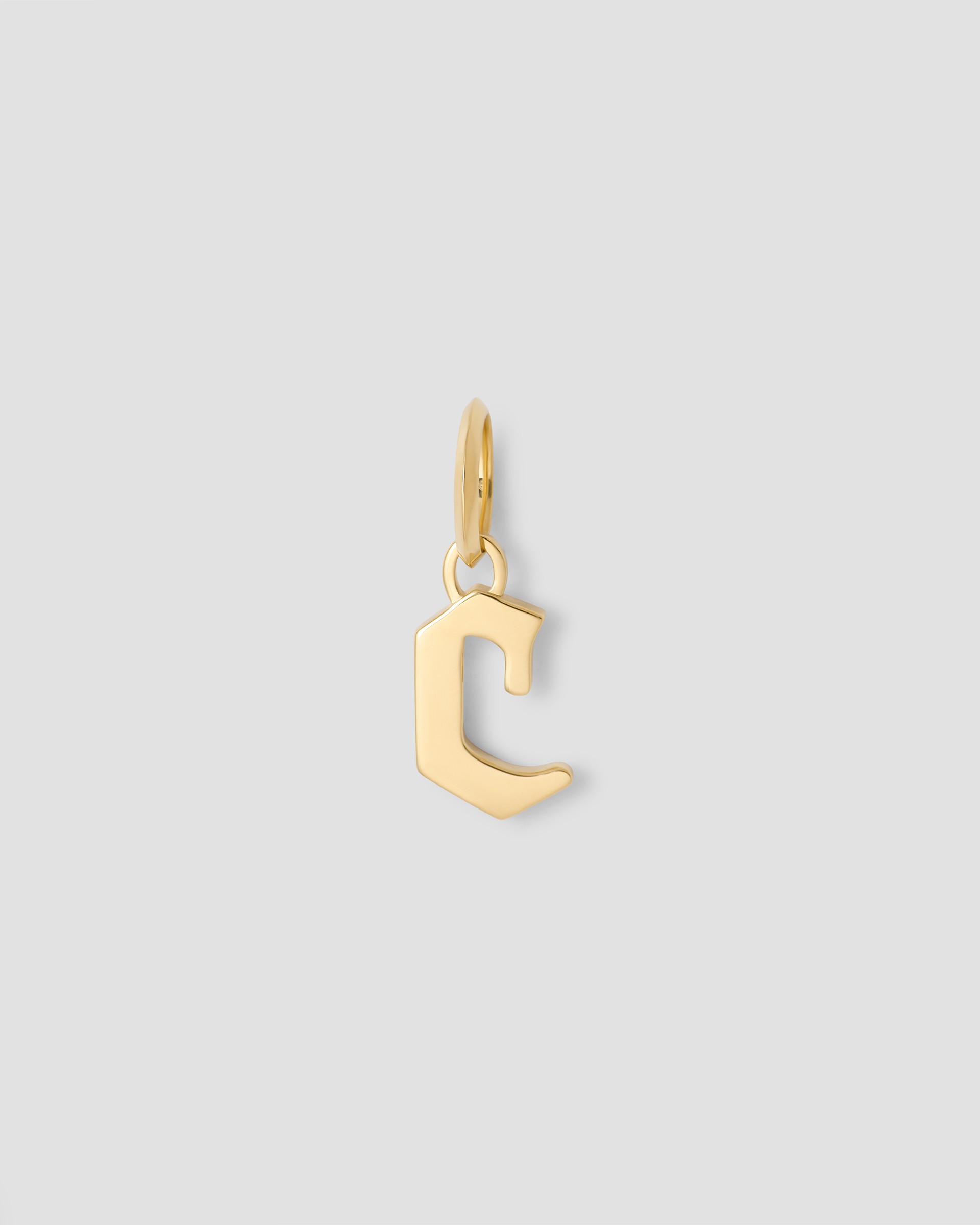 Jennifer Fisher Jennifer Fisher Lower Case Gothic Letter Charm in 14K Yellow Gold C
