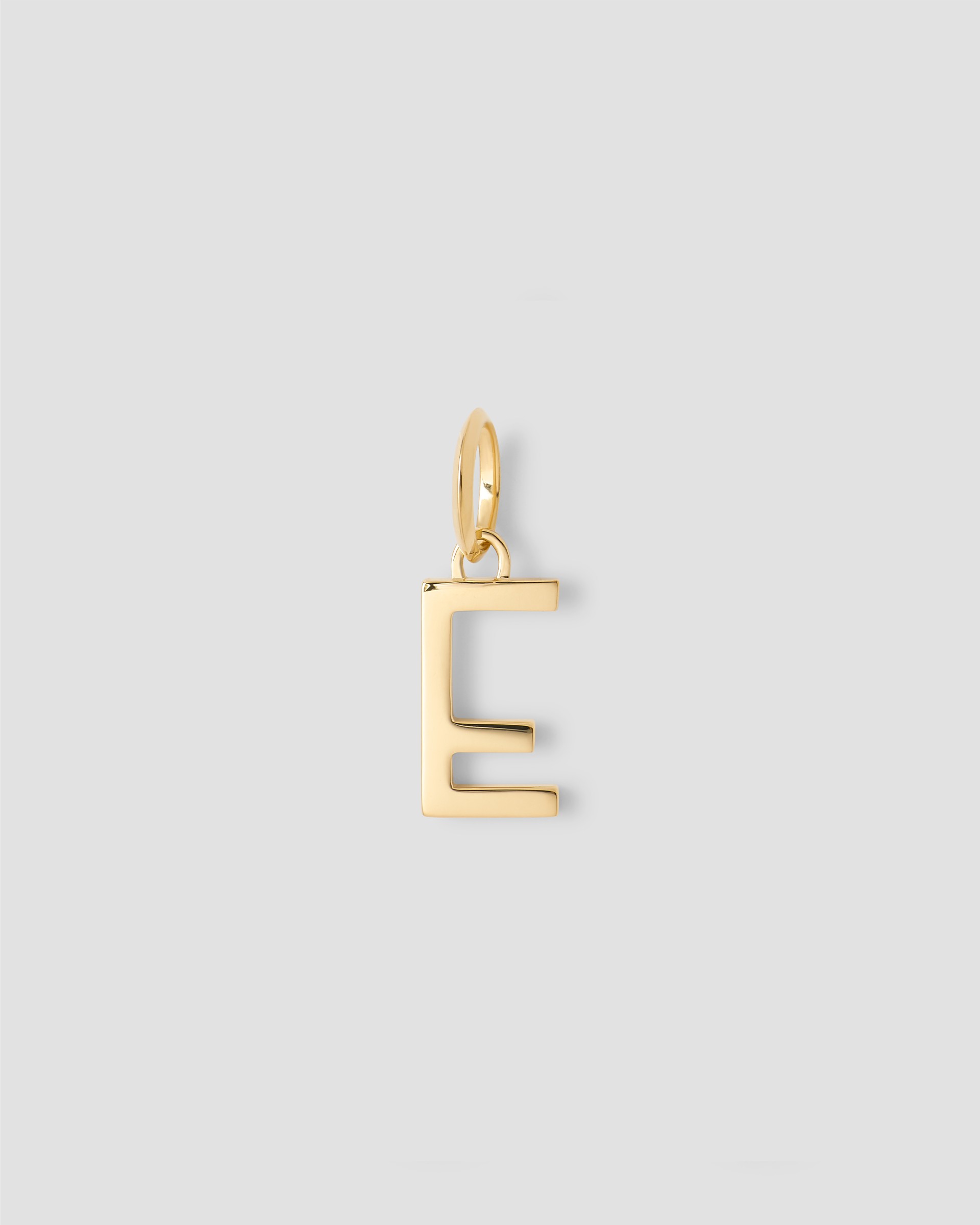Jennifer Fisher Jennifer Fisher Minimal Block Letter Charm in 14K Yellow Gold E
