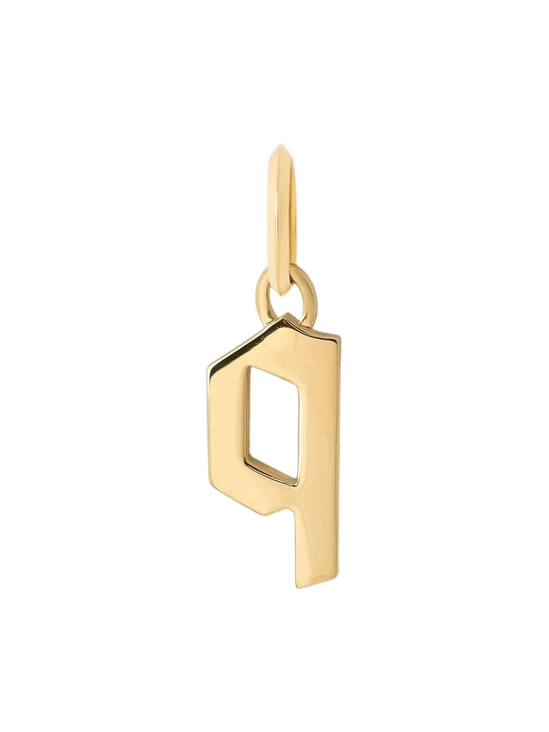 Jennifer Fisher Jennifer Fisher Lower Case Gothic Letter Charm in 14K Yellow Gold Q