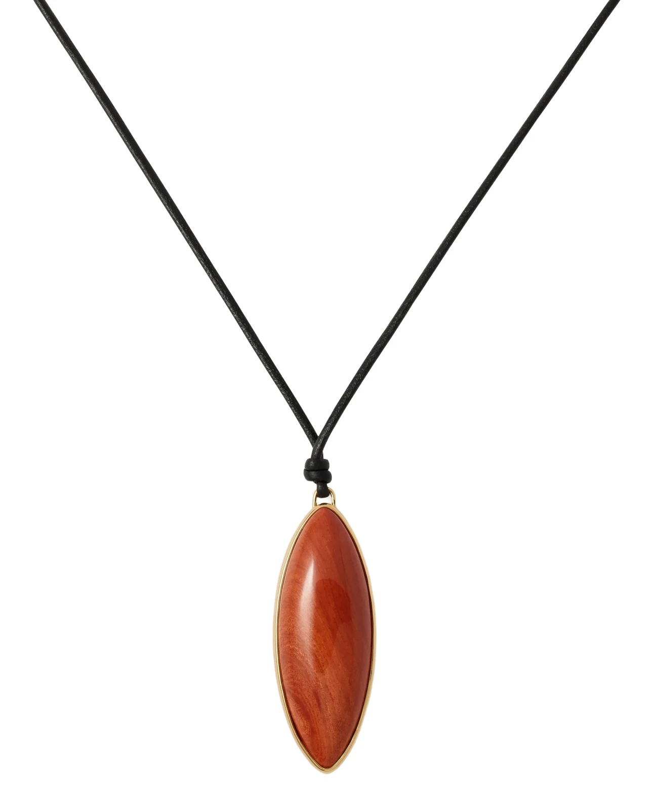 Jennifer Fisher Jennifer Fisher Semi-Precious Dagger Leather Cord Necklace