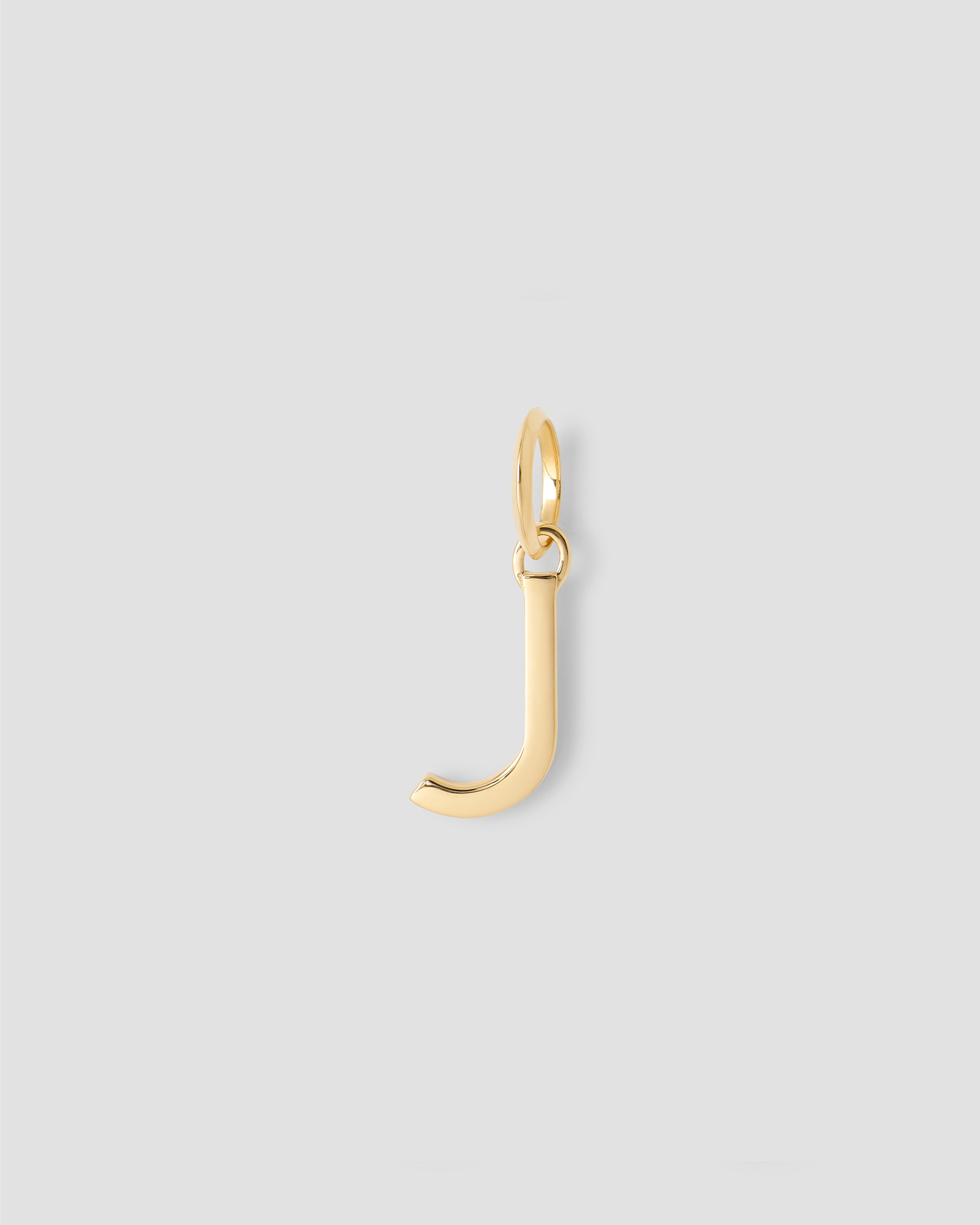 Jennifer Fisher Jennifer Fisher Minimal Block Letter Charm in 14K Yellow Gold J