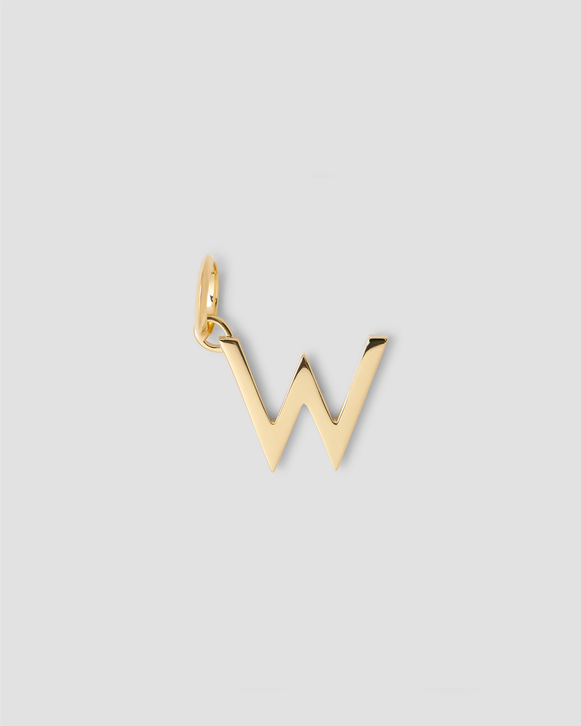 Jennifer Fisher Jennifer Fisher Minimal Block Letter Charm in 14K Yellow Gold W