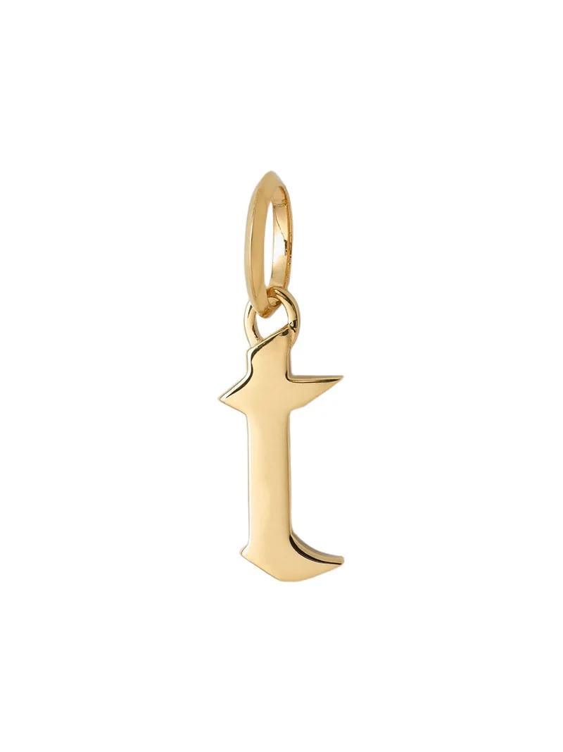 Jennifer Fisher Jennifer Fisher Lower Case Gothic Letter Charm in 14K Yellow Gold T