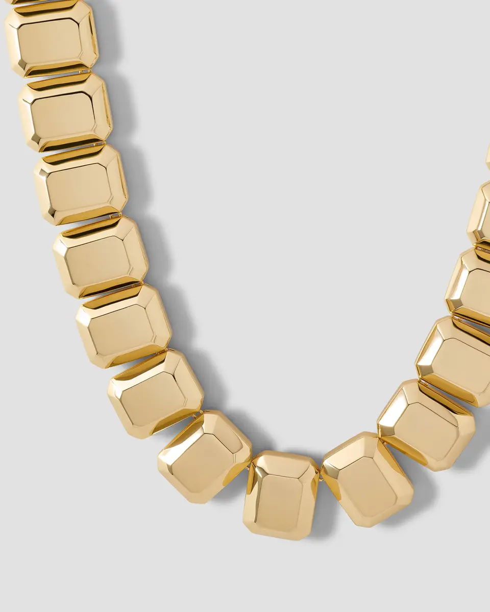 Jennifer Fisher Jennifer Fisher Statement Metal Emerald Necklace | Thumbnail 2 Jennifer Fisher Jennifer Fisher Statement Metal Emerald Necklace | Thumbnail 2