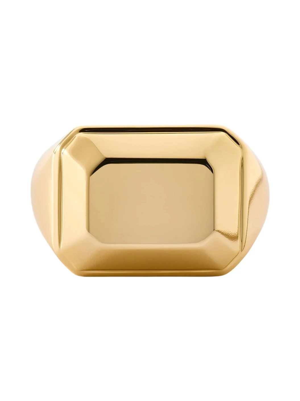 Jennifer Fisher Metal Emerald Signet Ring 6