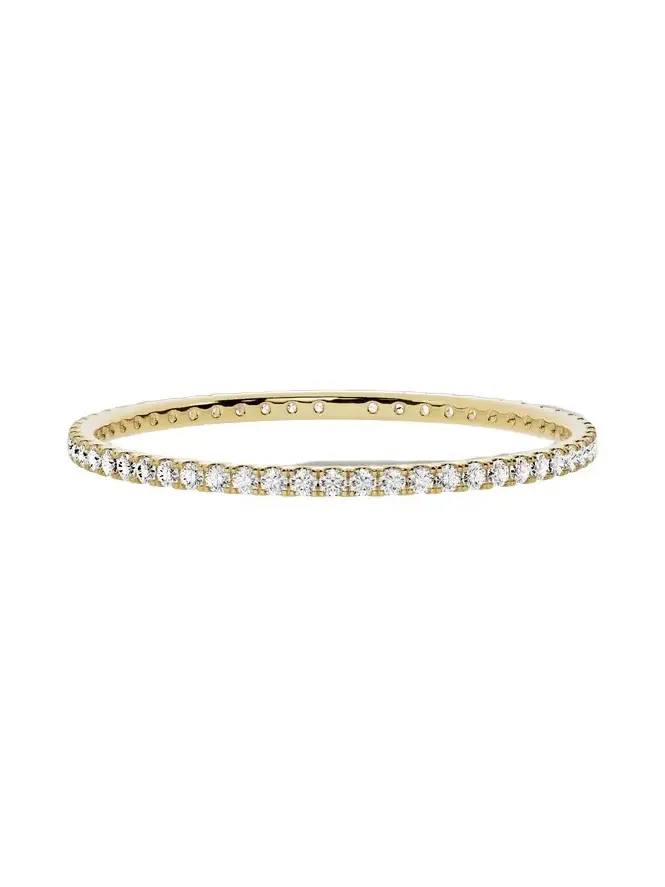 Jennifer Fisher Lab Diamond Round Cut Bangle 8.80ct