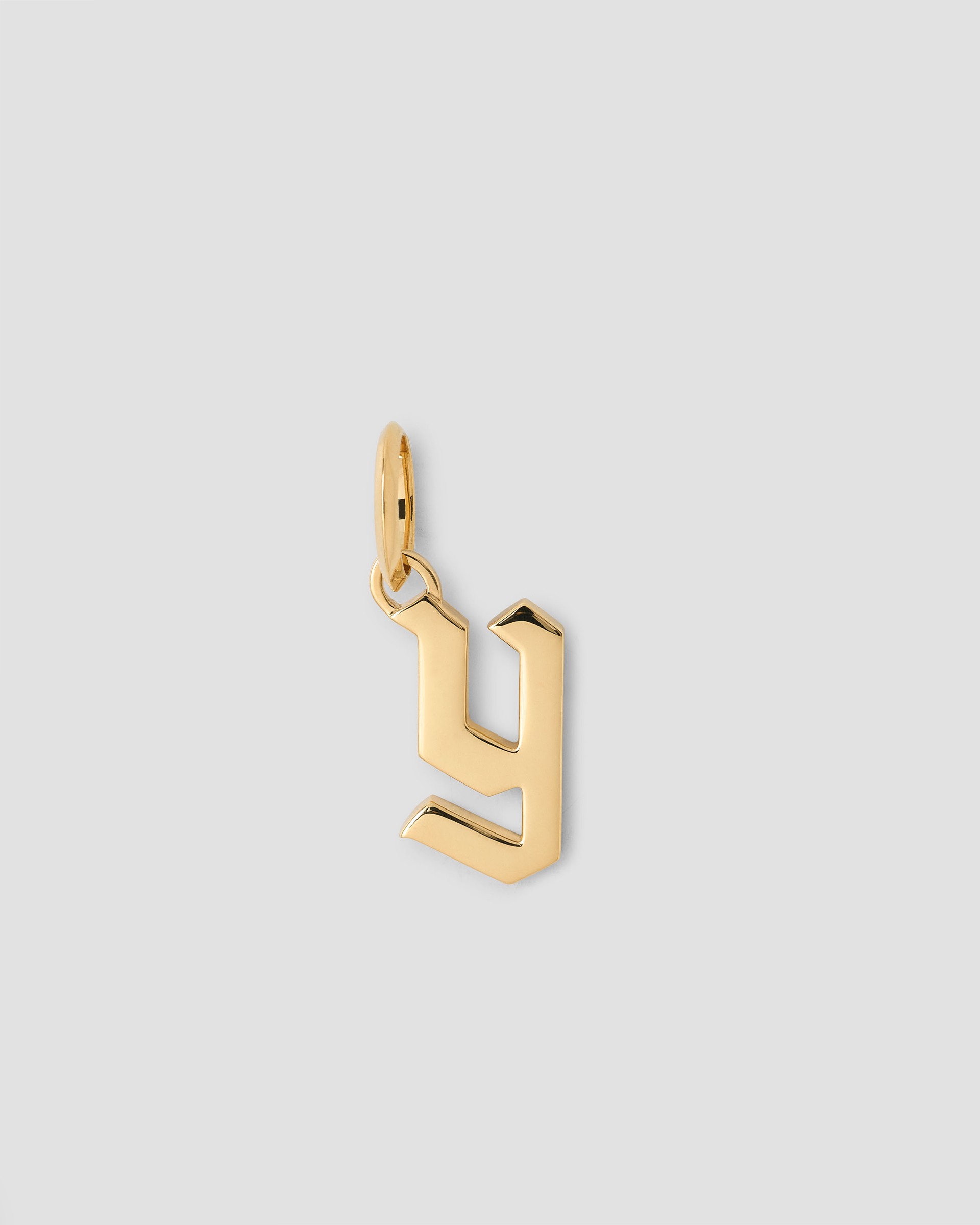 Jennifer Fisher Jennifer Fisher Lower Case Gothic Letter Charm in 14K Yellow Gold Y