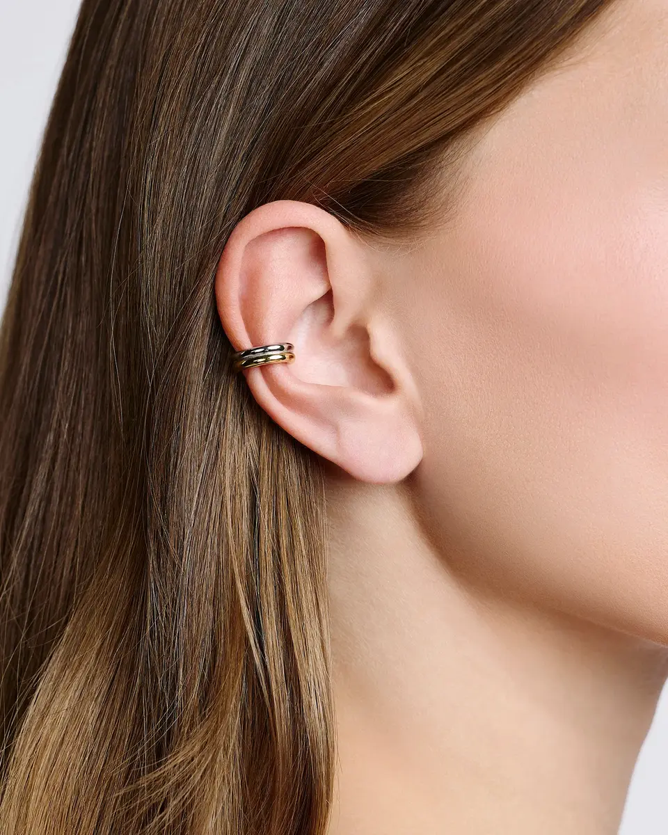 Jennifer Fisher Jennifer Fisher Two Tone Thread Ear Cuff | Thumbnail 2 Jennifer Fisher Jennifer Fisher Two Tone Thread Ear Cuff | Thumbnail 2