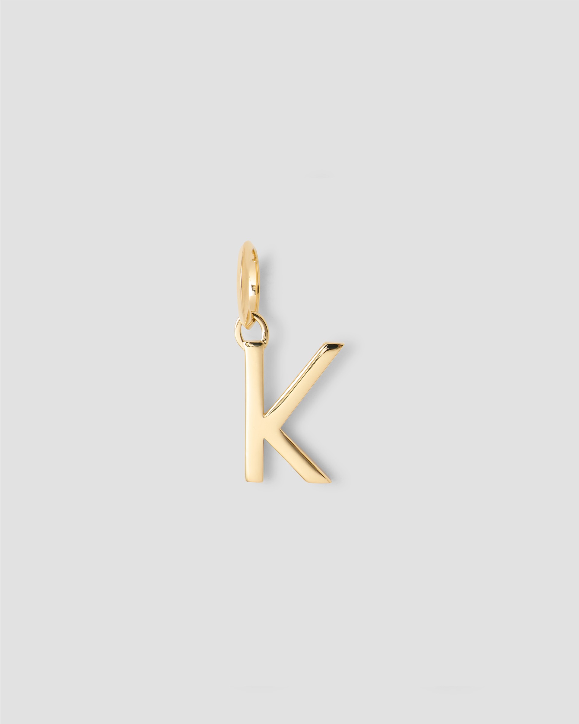 Jennifer Fisher Jennifer Fisher Minimal Block Letter Charm in 14K Yellow Gold K