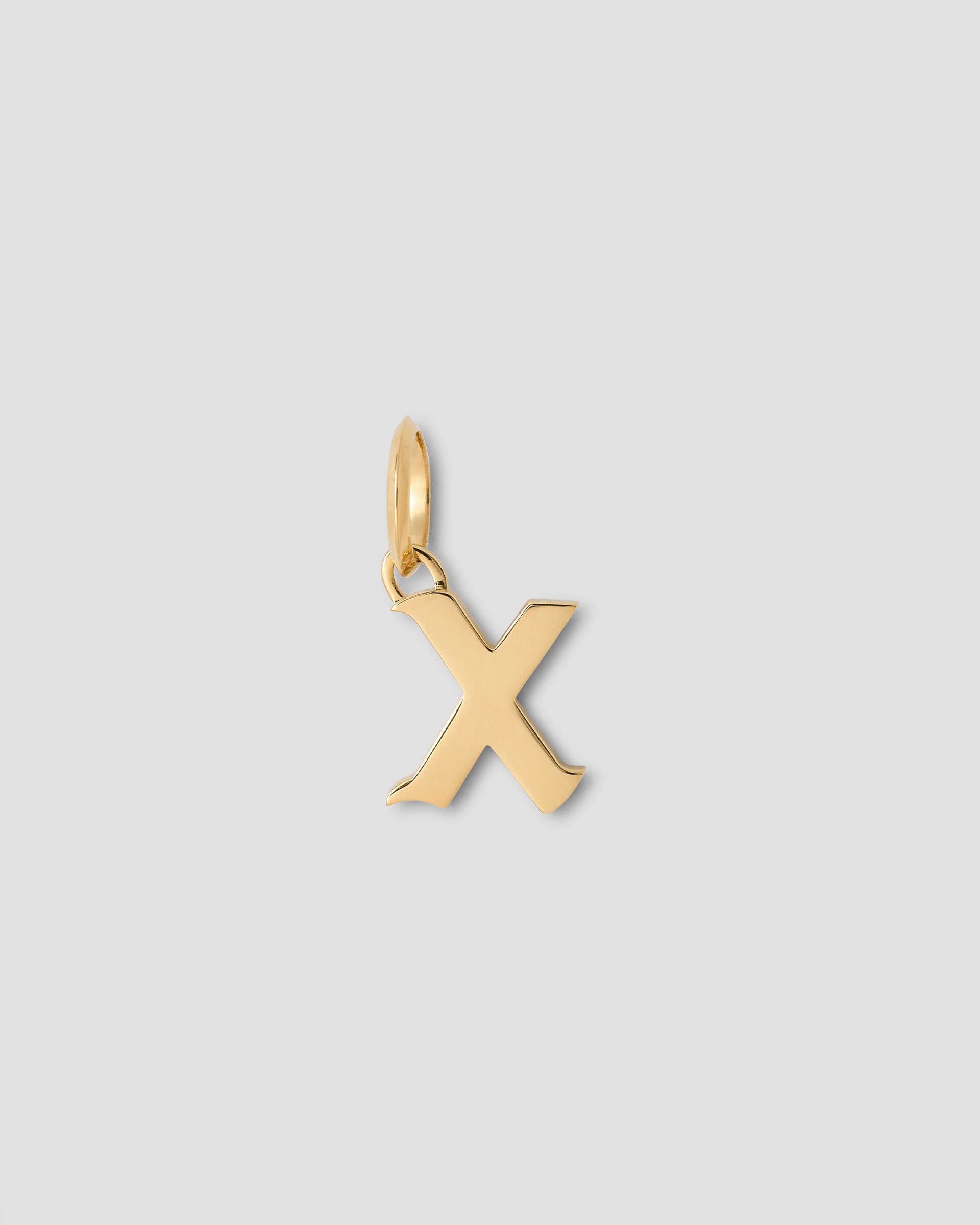 Jennifer Fisher Jennifer Fisher Lower Case Gothic Letter Charm in 14K Yellow Gold X