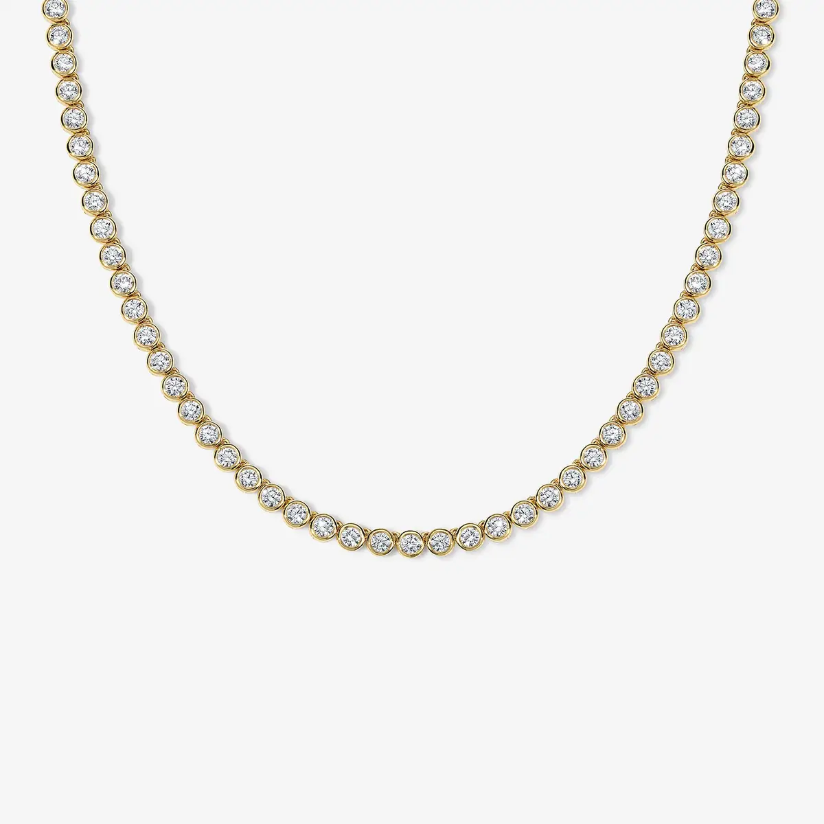 Stephanie Gottlieb Lab Grown Diamond Round Bezel Tennis Necklace | Thumbnail 3 Stephanie Gottlieb Lab Grown Diamond Round Bezel Tennis Necklace | Thumbnail 3