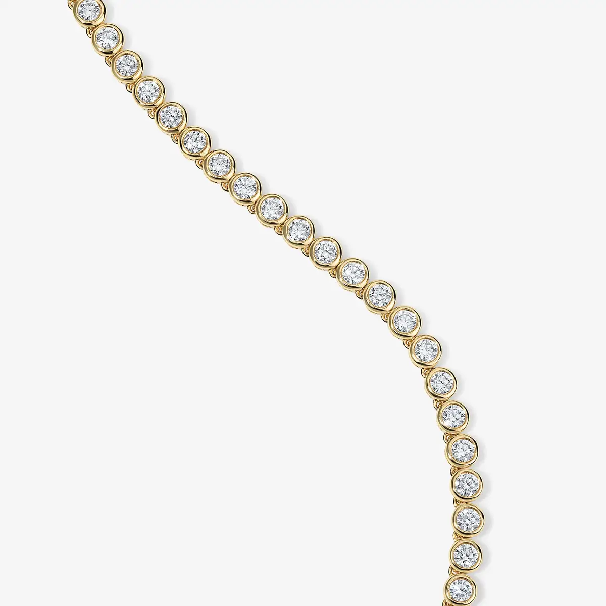 Stephanie Gottlieb Lab Grown Diamond Round Bezel Tennis Necklace | Thumbnail 4 Stephanie Gottlieb Lab Grown Diamond Round Bezel Tennis Necklace | Thumbnail 4