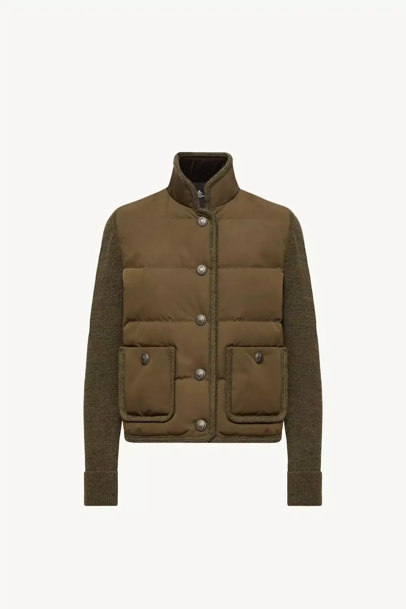 Moncler Grenoble Wool Padded Cardigan | Thumbnail 2 Moncler Grenoble Wool Padded Cardigan | Thumbnail 2