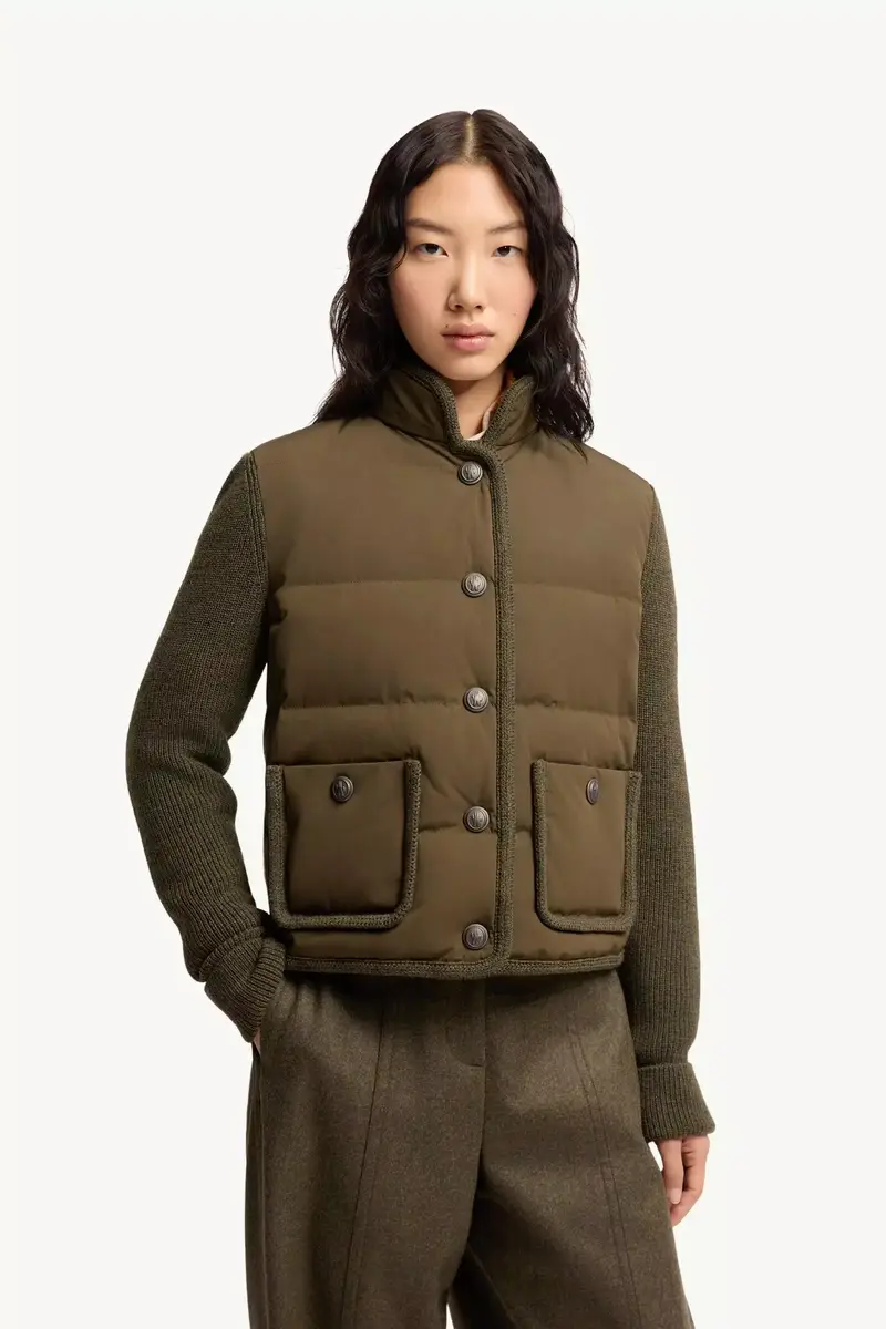 Moncler Grenoble Wool Padded Cardigan | Thumbnail 5 Moncler Grenoble Wool Padded Cardigan | Thumbnail 5
