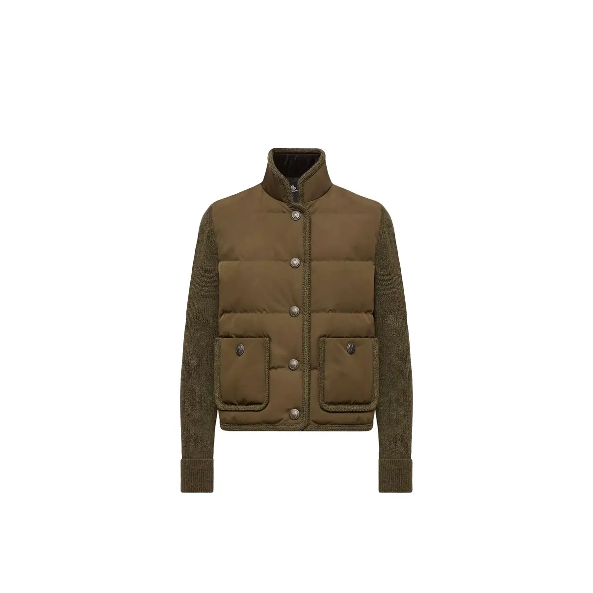 Moncler Grenoble Wool Padded Cardigan