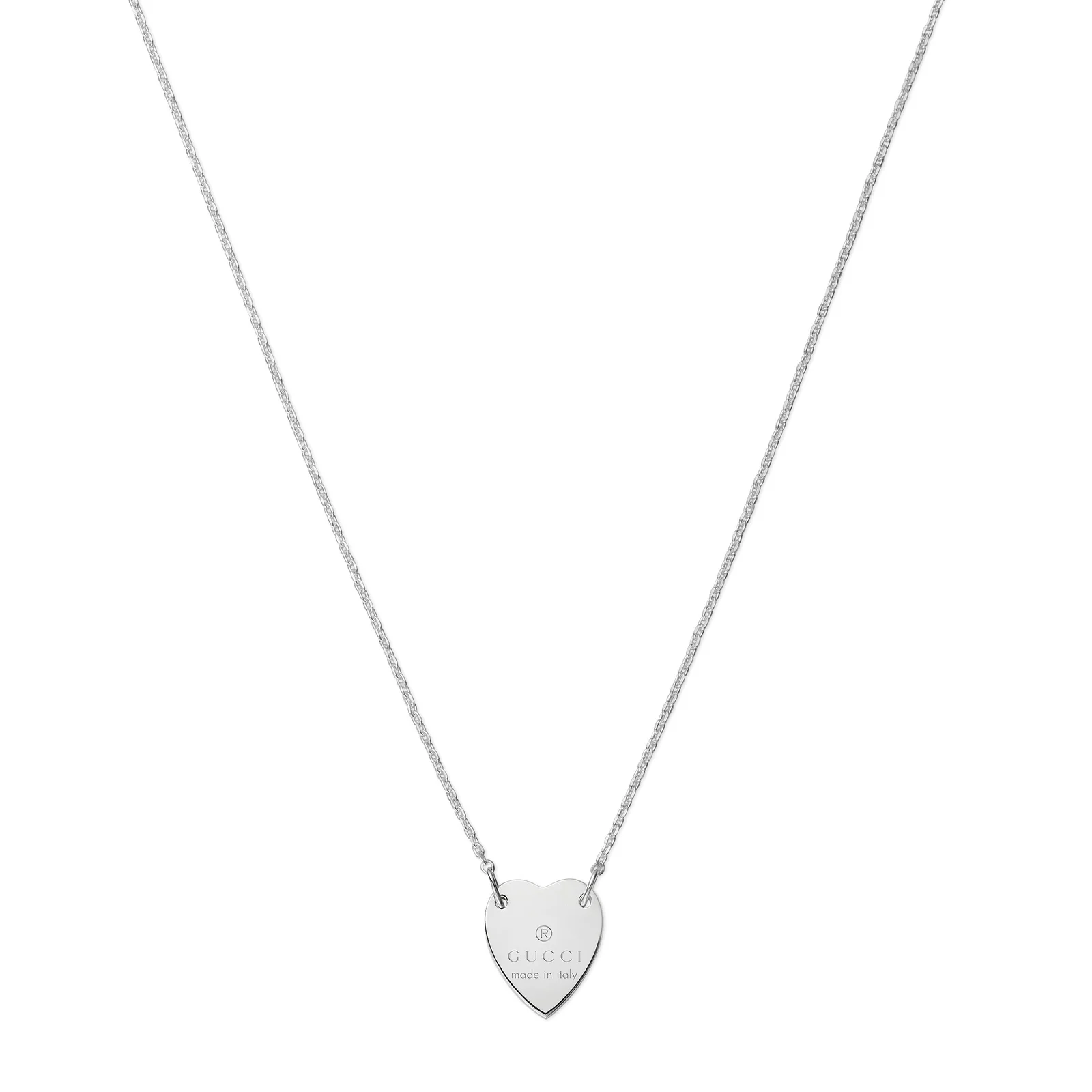 Gucci Trademark Necklace With Heart Pendant