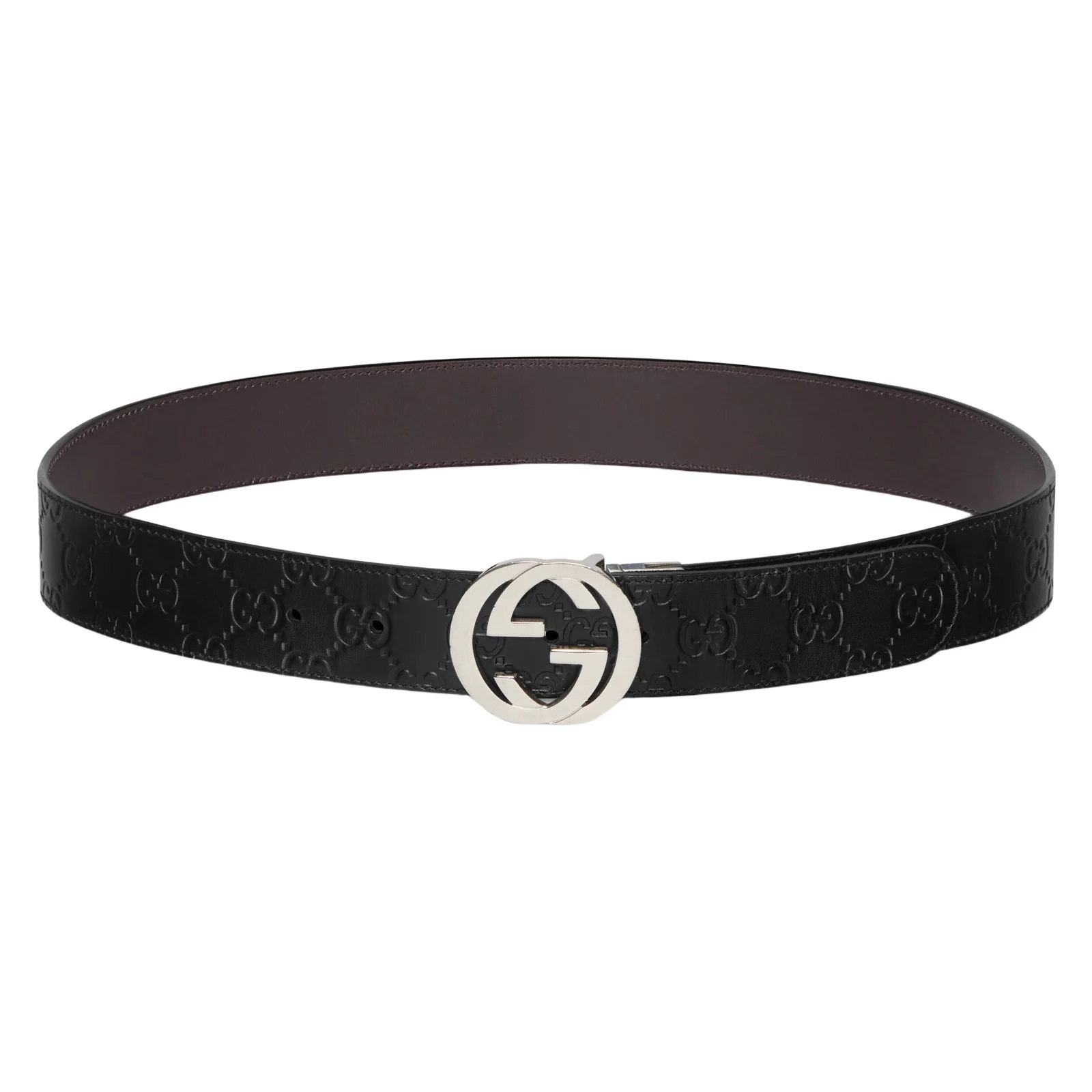 Gucci Reversible Belt With Interlocking G Buckle