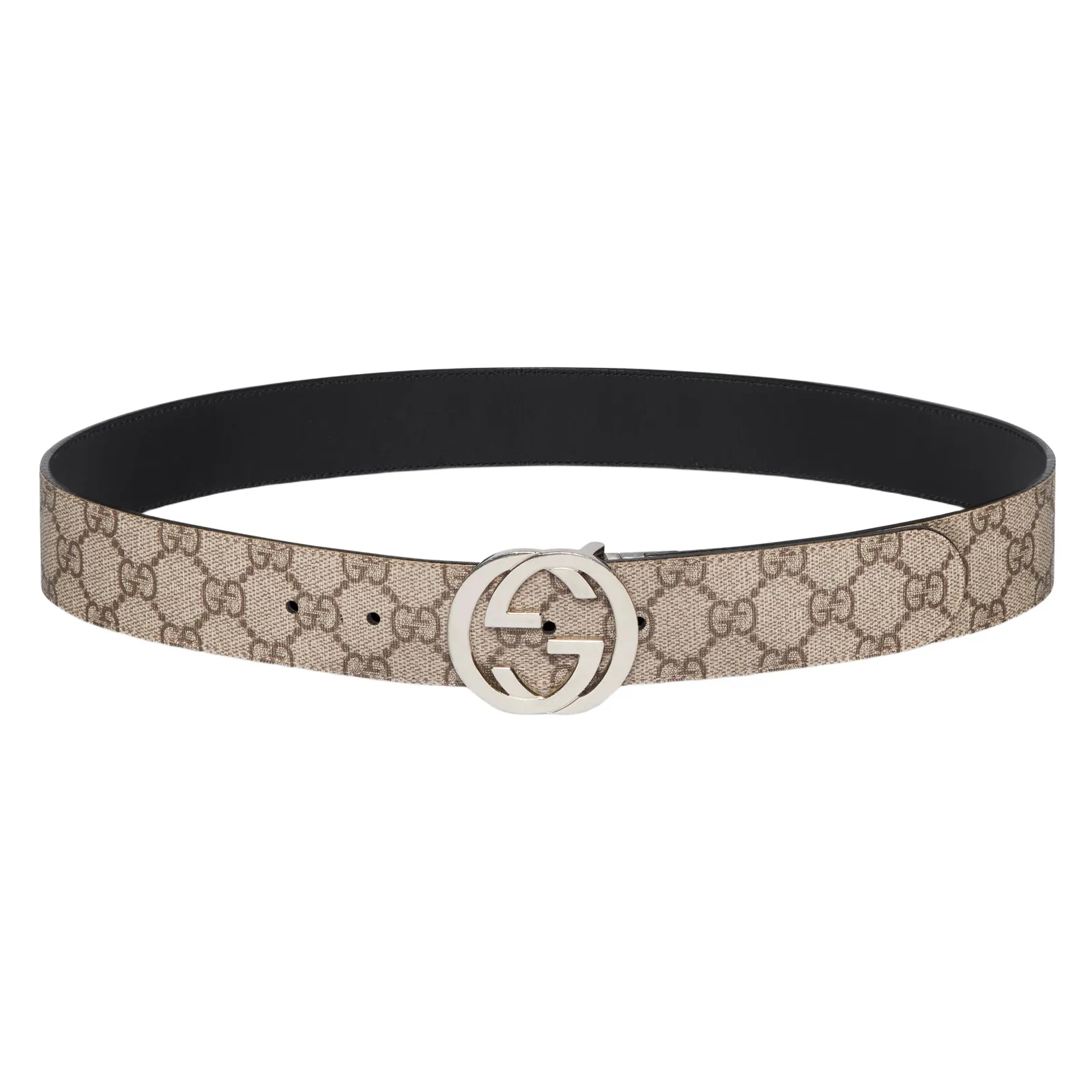 Gucci Reversible Belt With Interlocking G Buckle