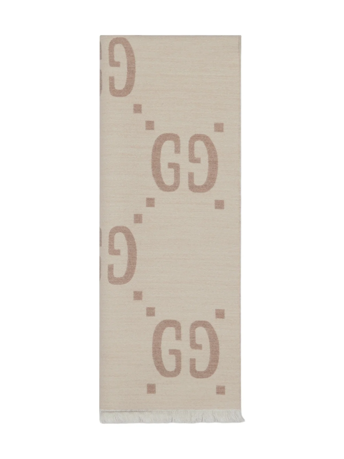 GG Jacquard Wool Silk Scarf