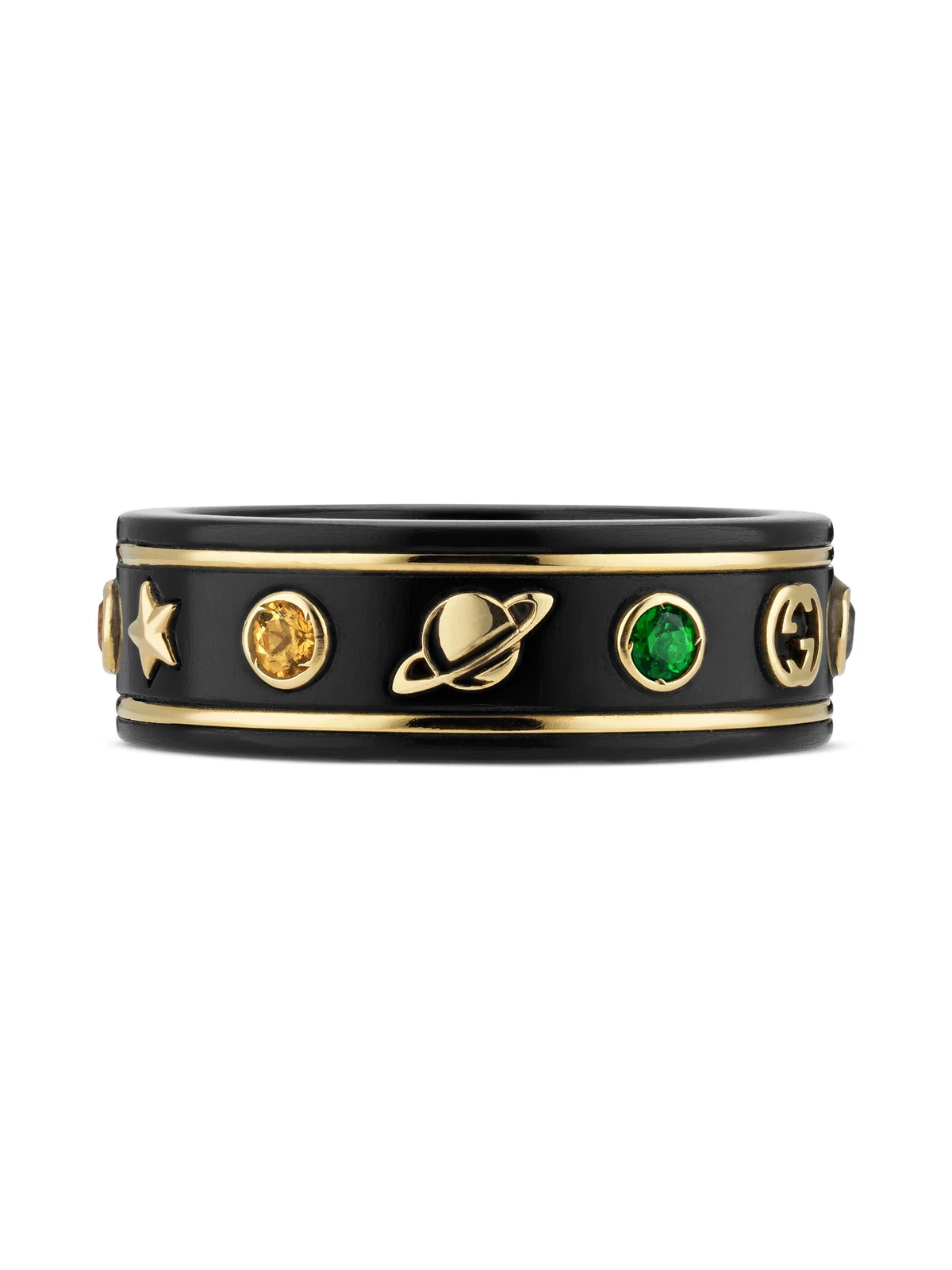 Gucci Icon 18k Ring With Gemstones