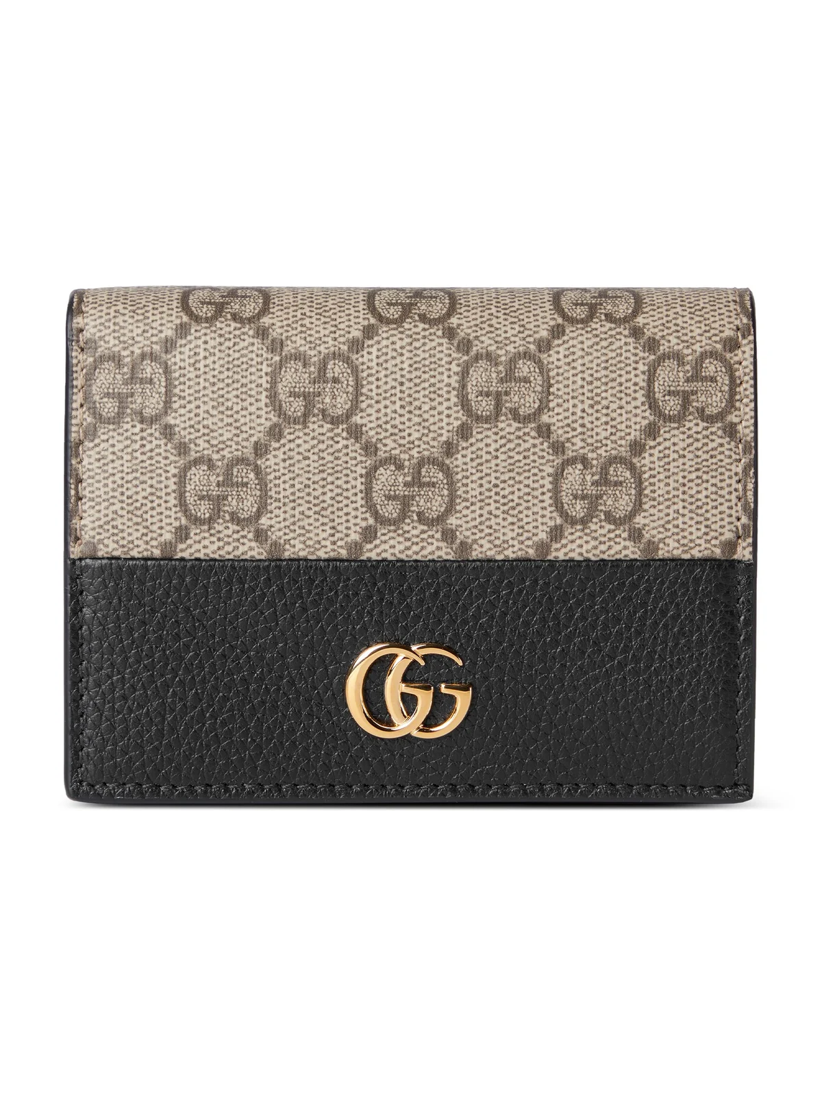 Bi-color GG Marmont Card Case Wallet Bi-color GG Marmont Card Case Wallet