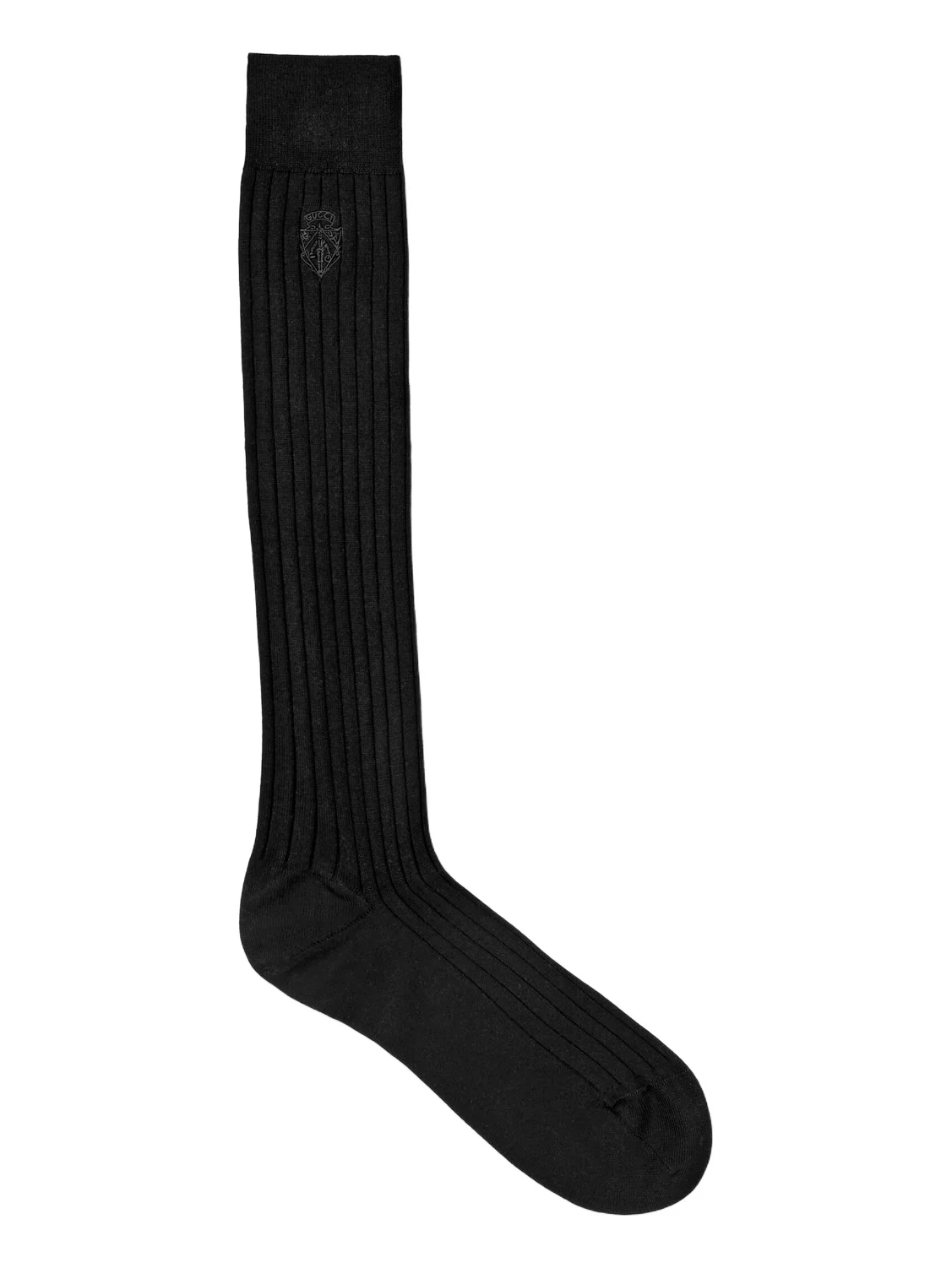 Gucci Knit Cotton Socks With Embroidery
