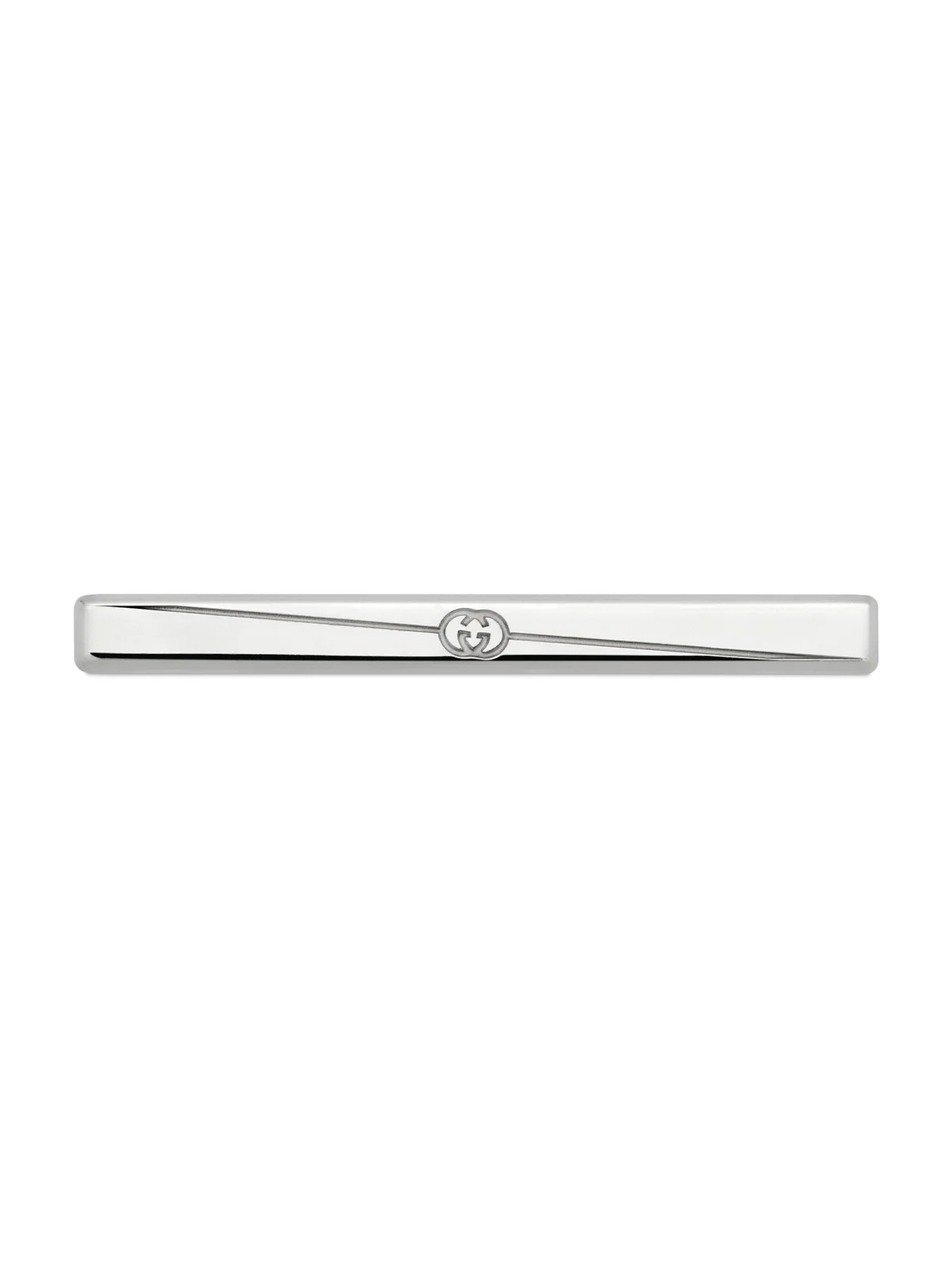 Gucci Diagonal Interlocking G Tie Bar