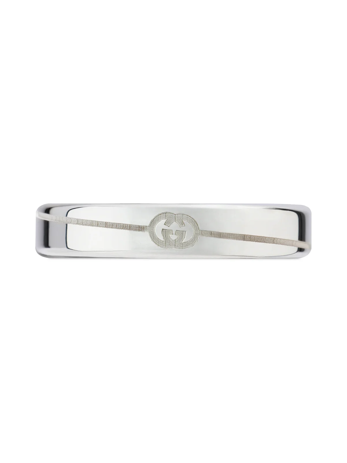 Gucci Diagonal Interlocking G Thin Ring
