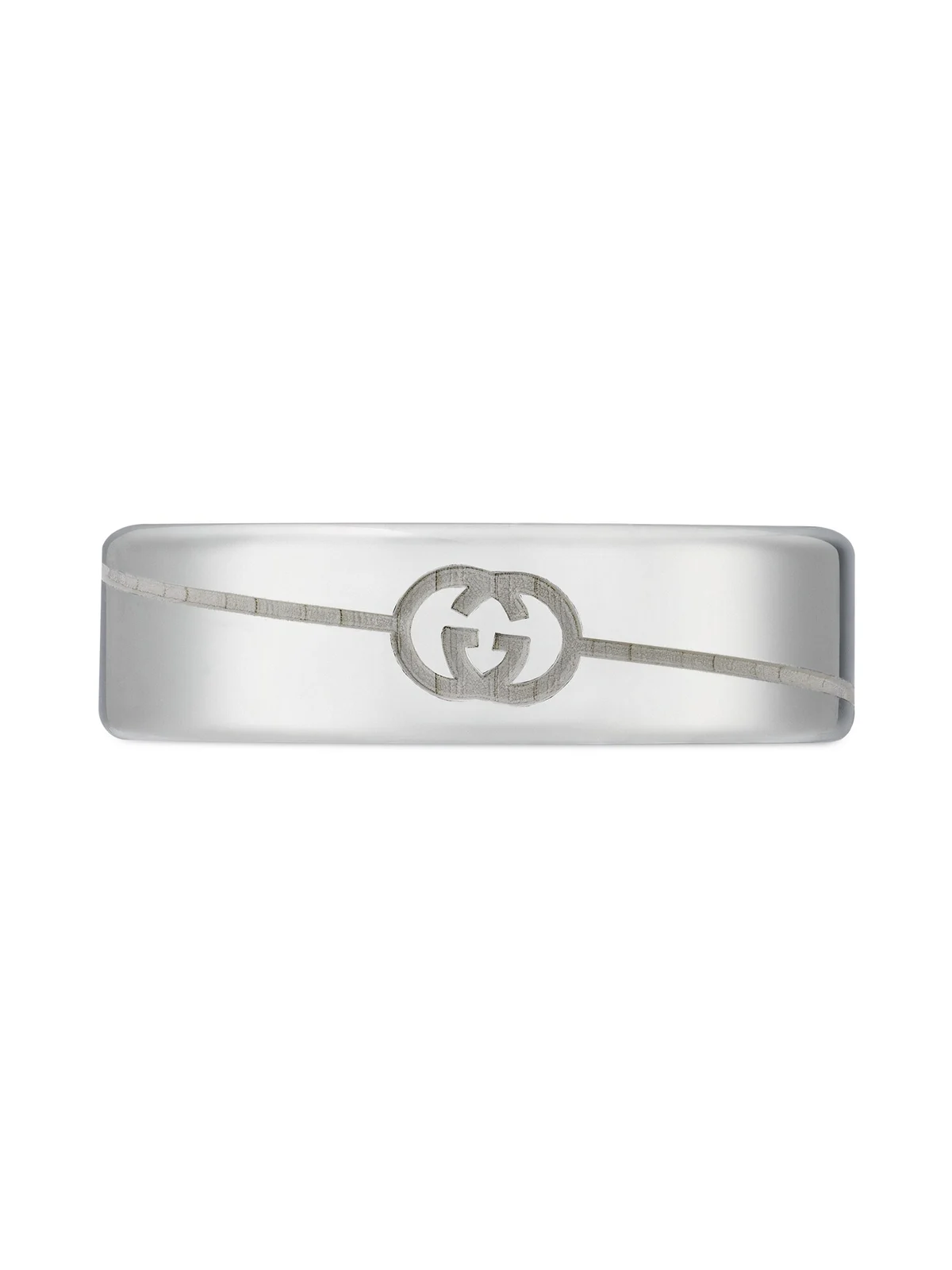 Gucci Diagonal Interlocking G Ring